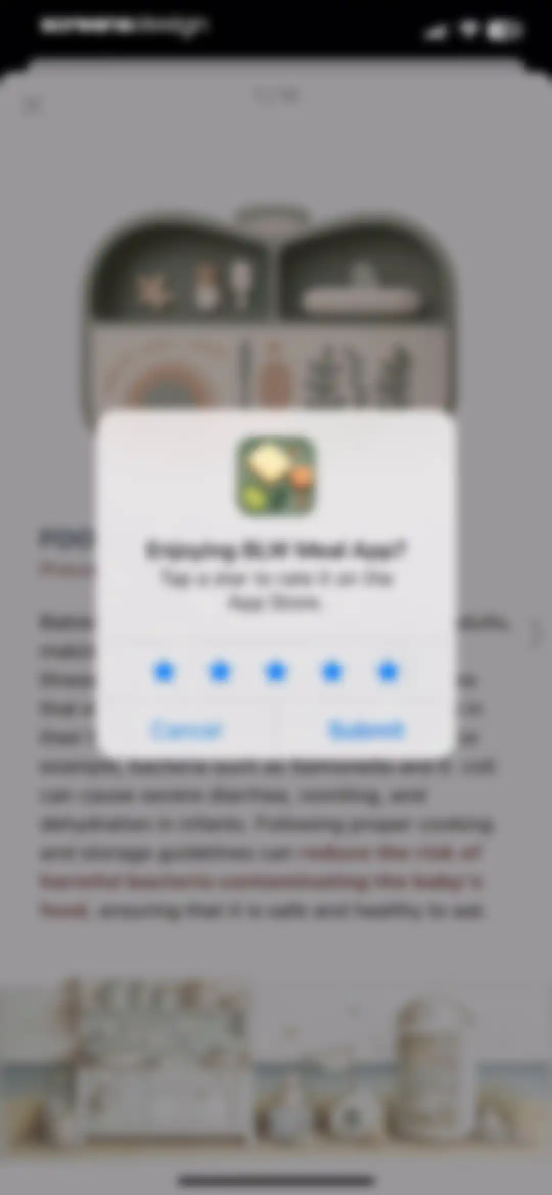Baby Led Weaning App - BLW screen 6