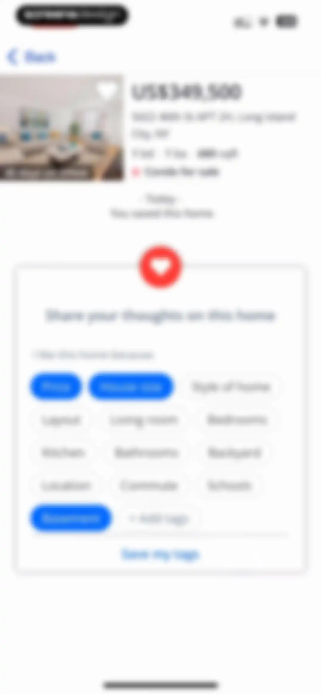Zillow Real Estate & Rentals screen 69