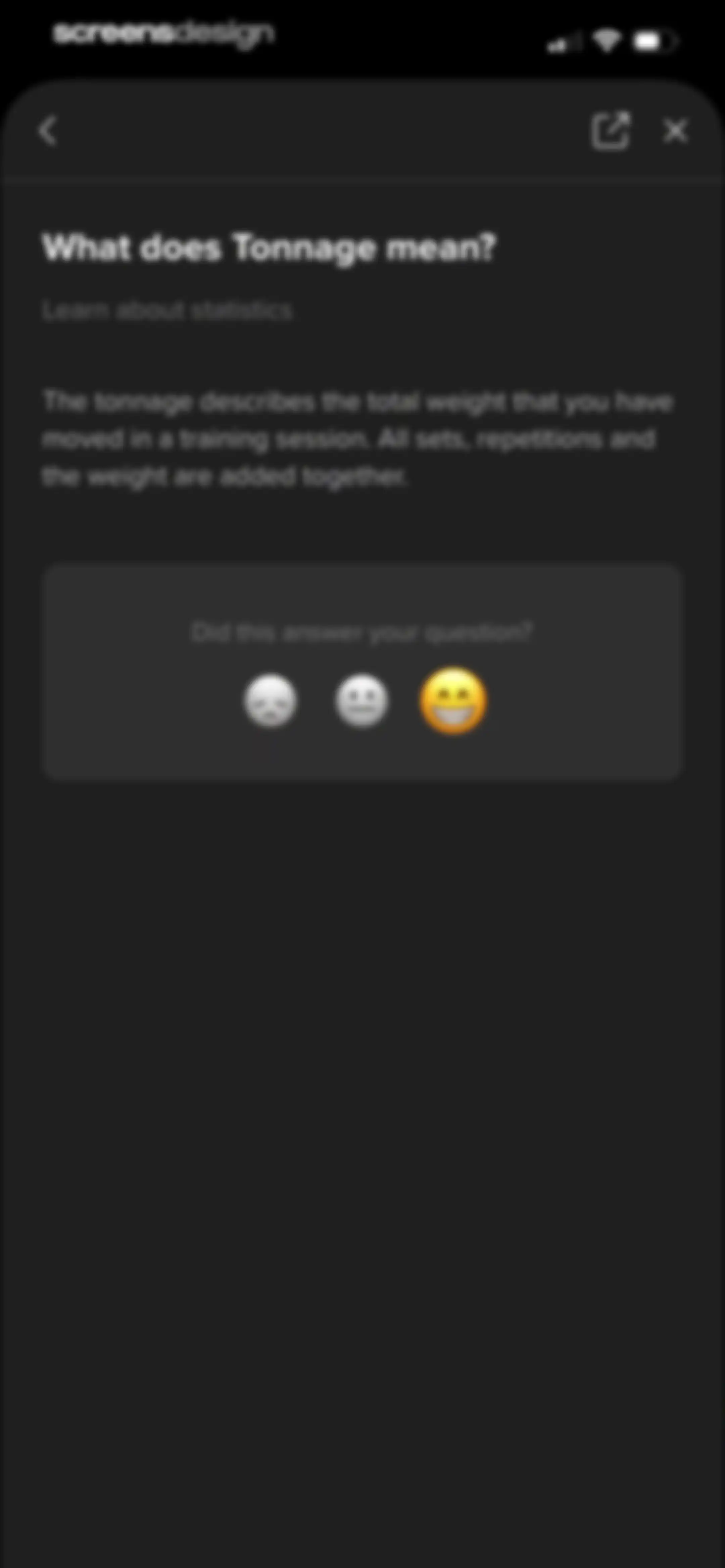 MCI - Personal Training AI screen 119