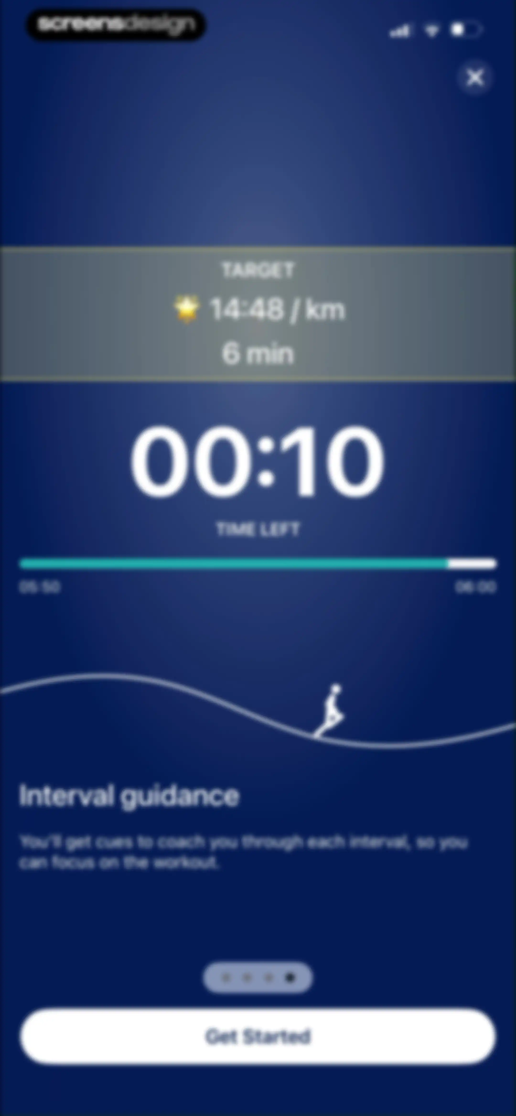 ASICS Runkeeper—Run Tracker screen 111