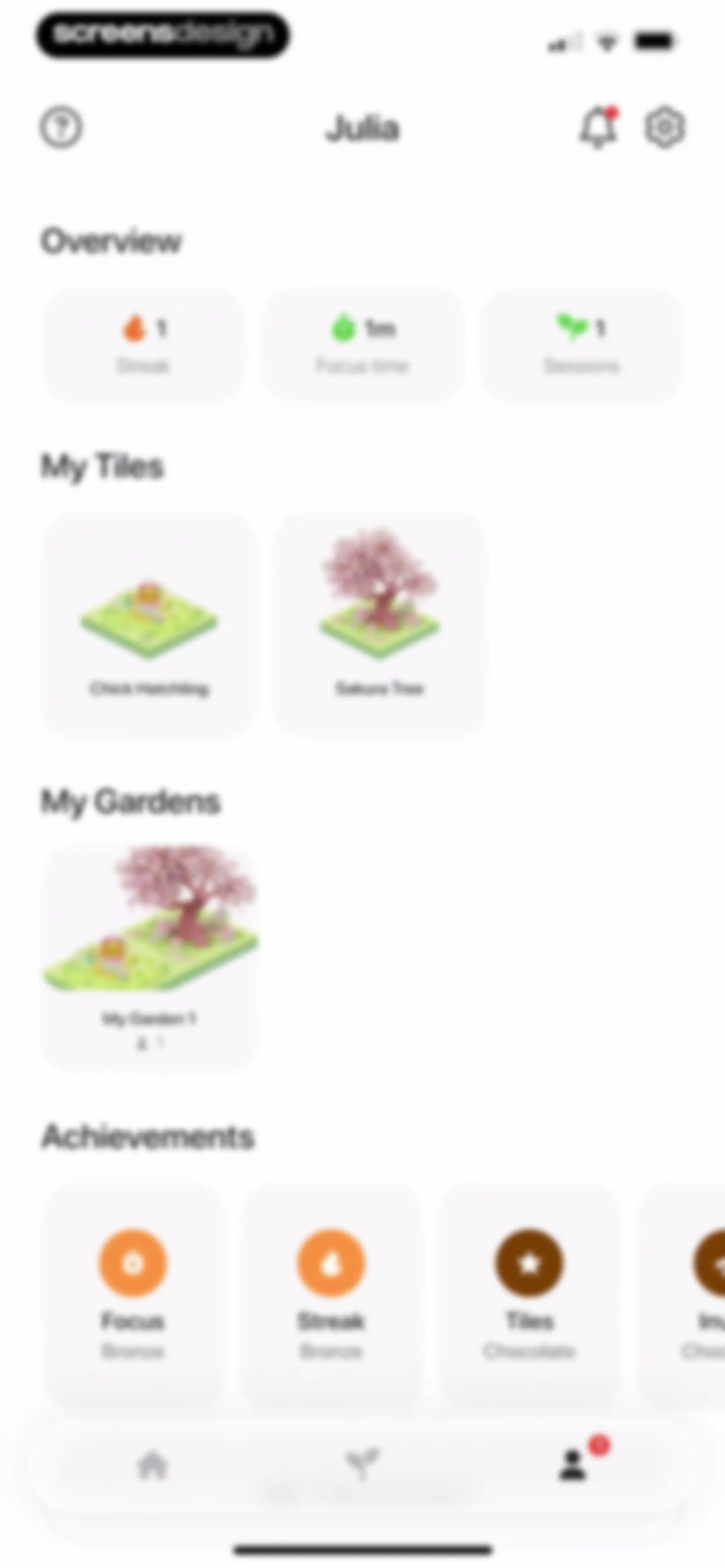 Focus Tree: Timer & Flashcards screen 124