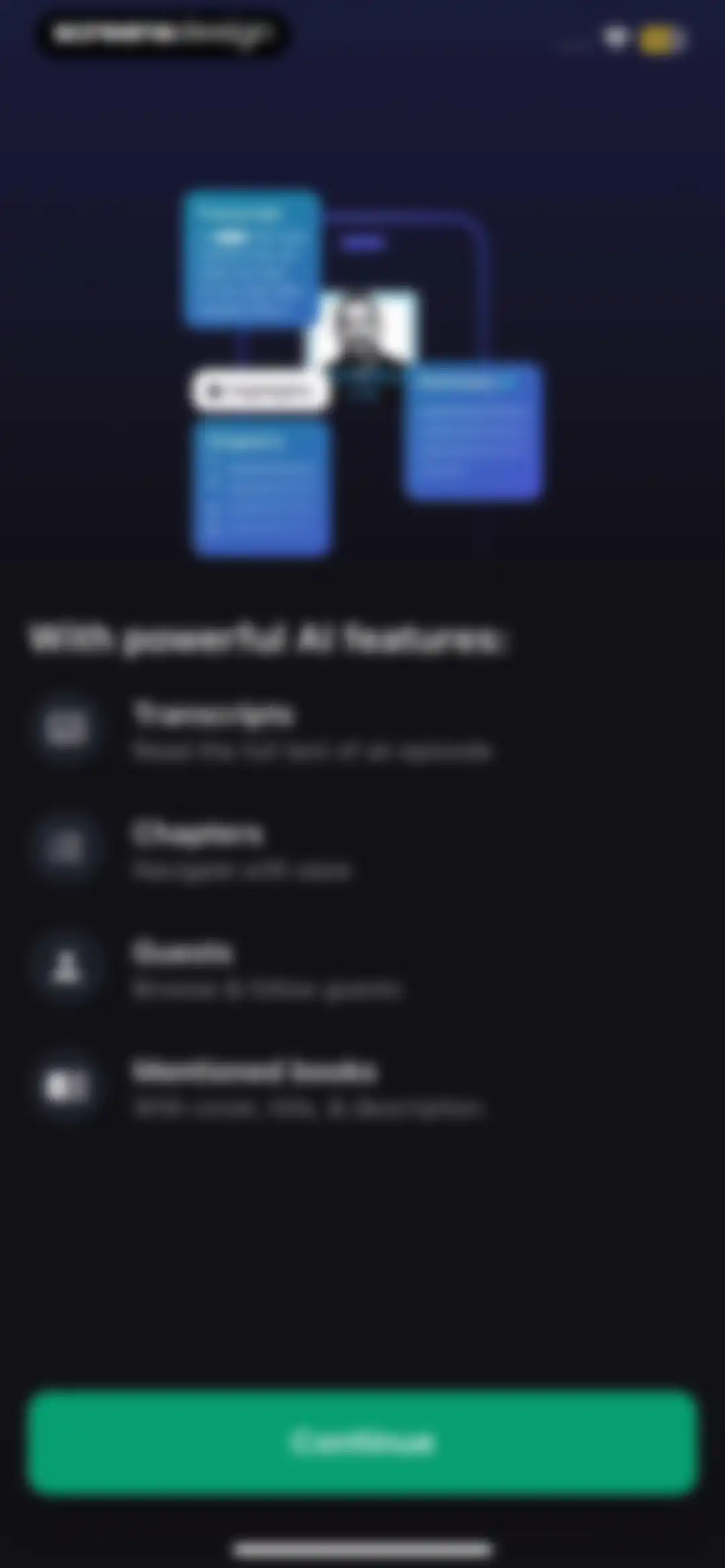 Snipd | AI Podcast Player screen 46