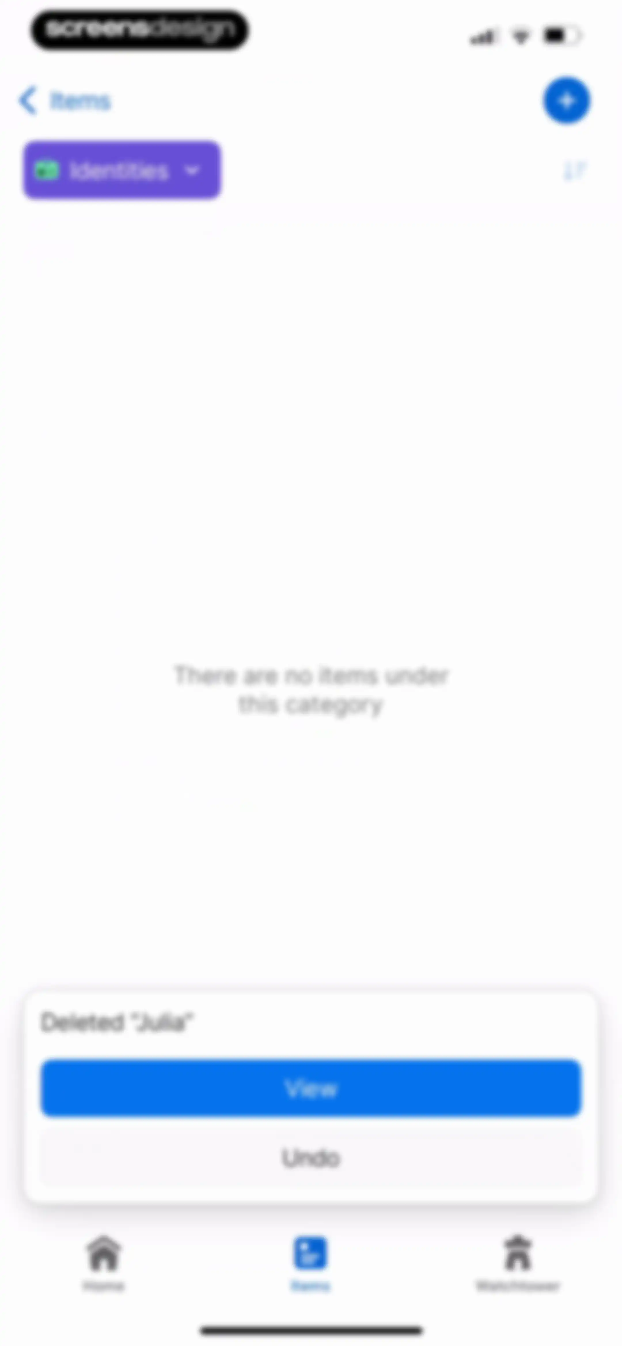 1Password: Password Manager screen 105