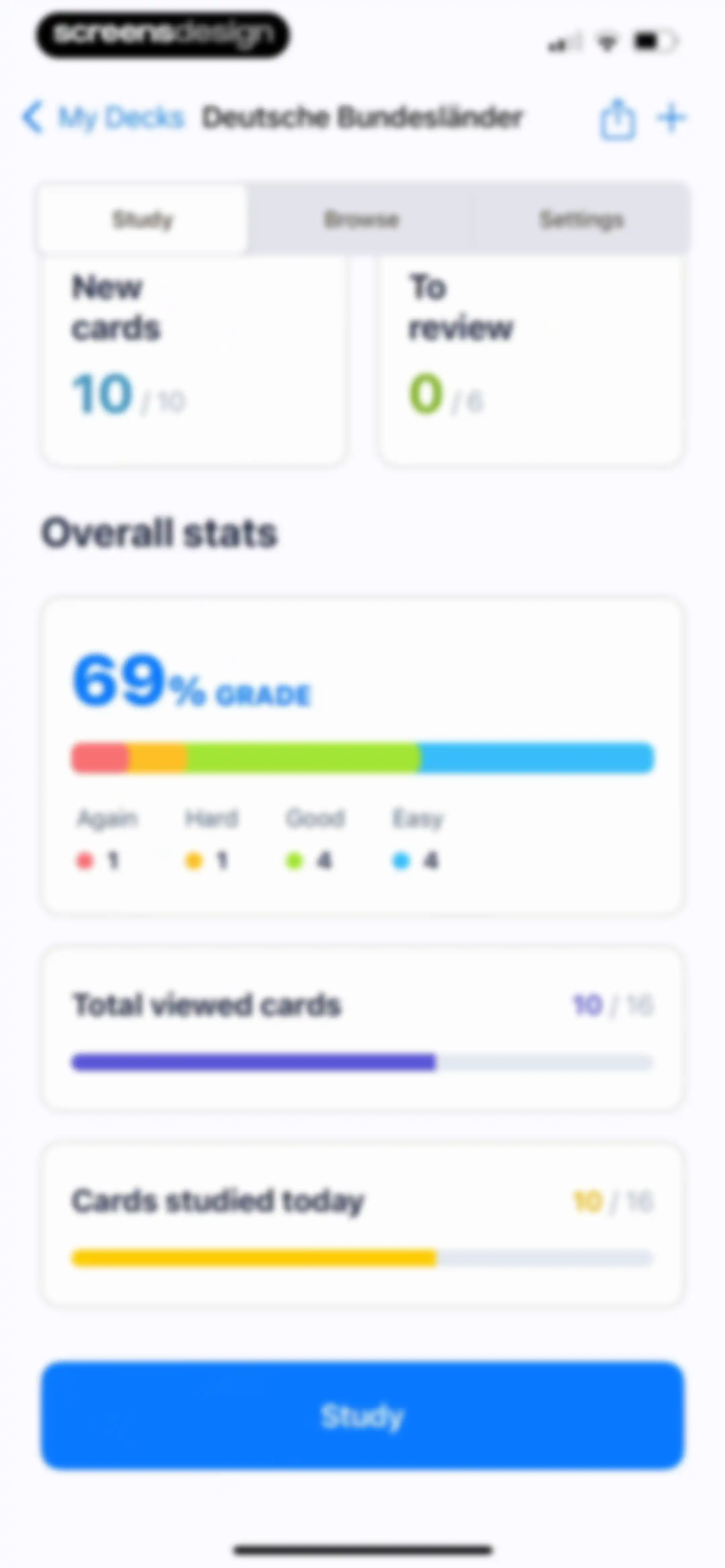 Mopiq: AI Flashcards Learning screen 71