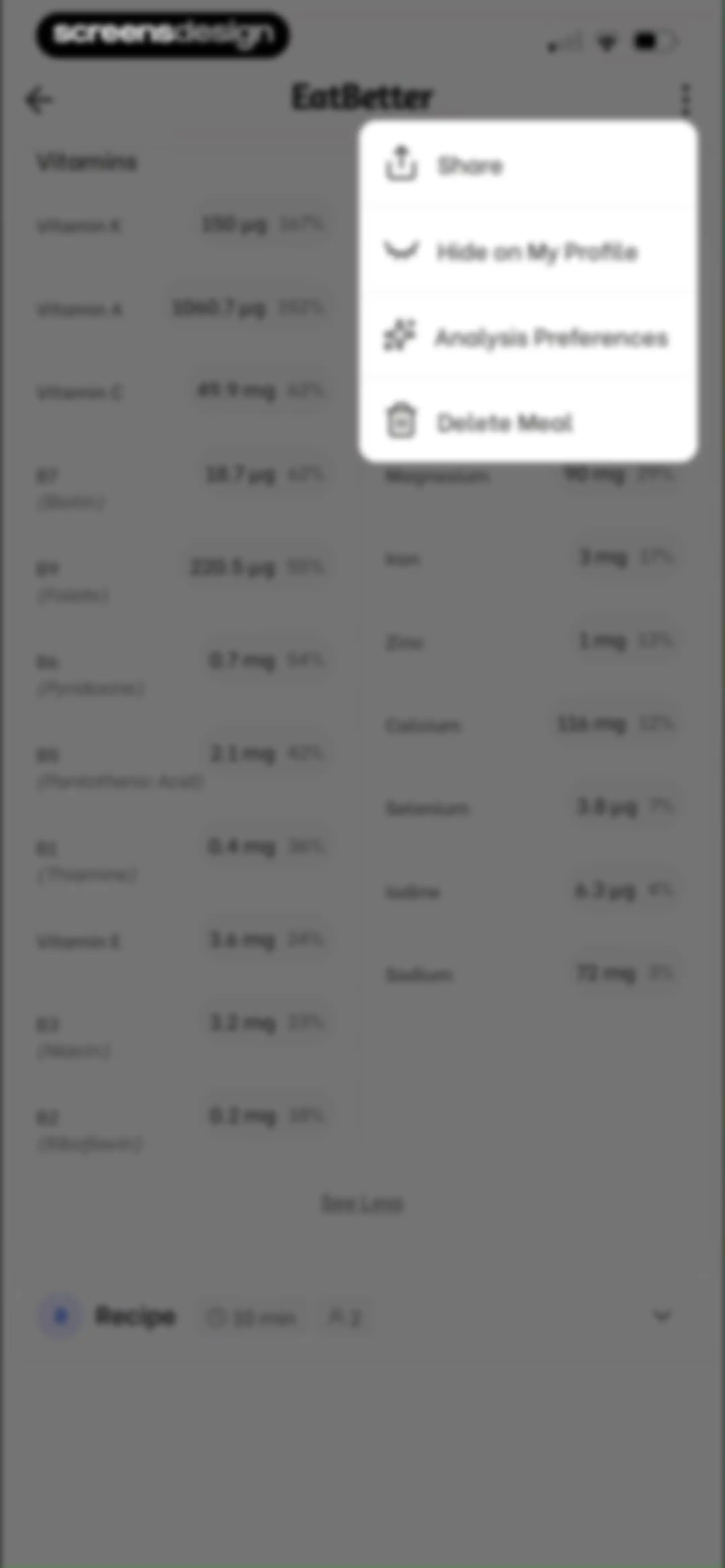EatBetter: AI Food Journal screen 92