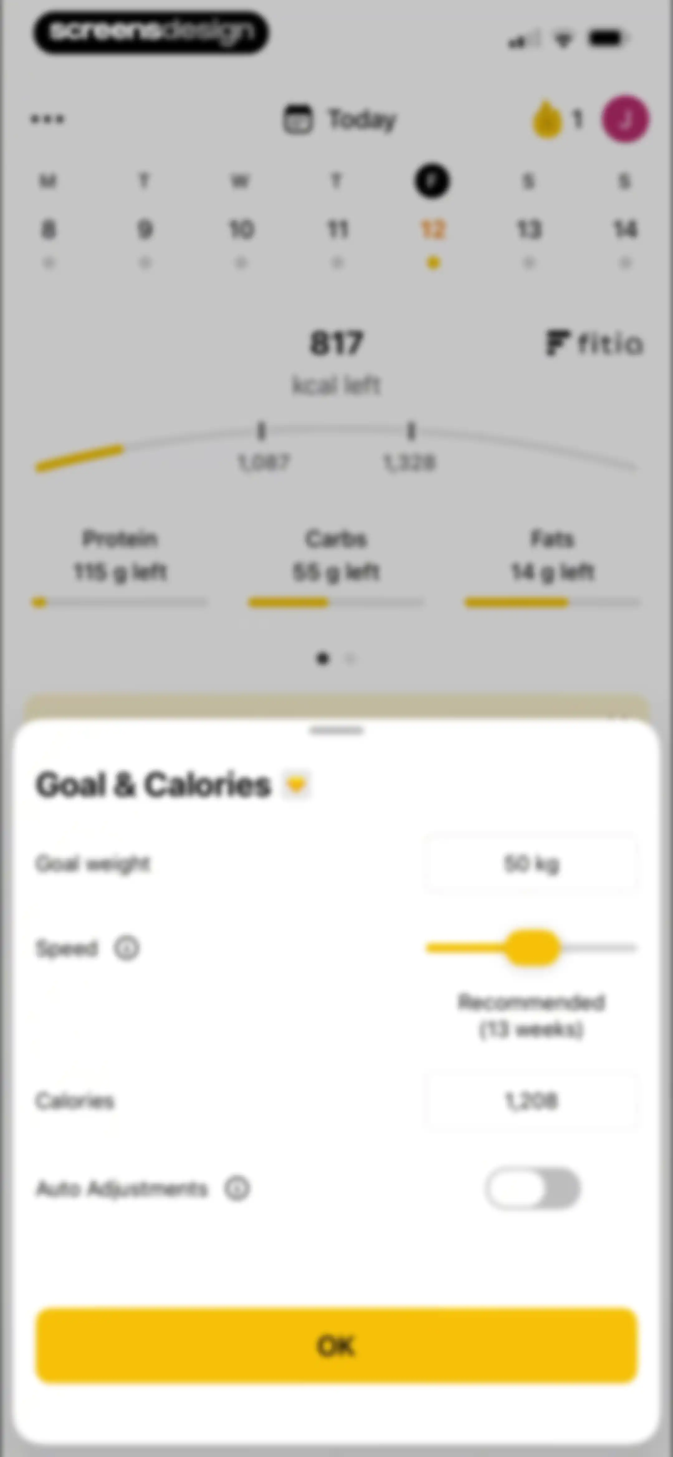 Fitia: Calorie Counter & Diet screen 94