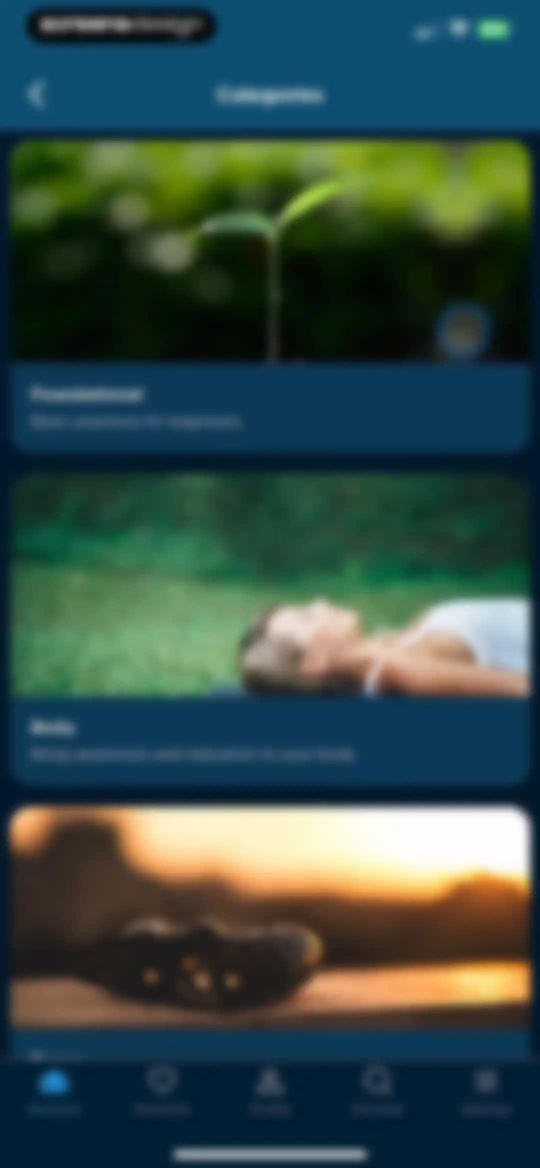 The Mindfulness App screen 43