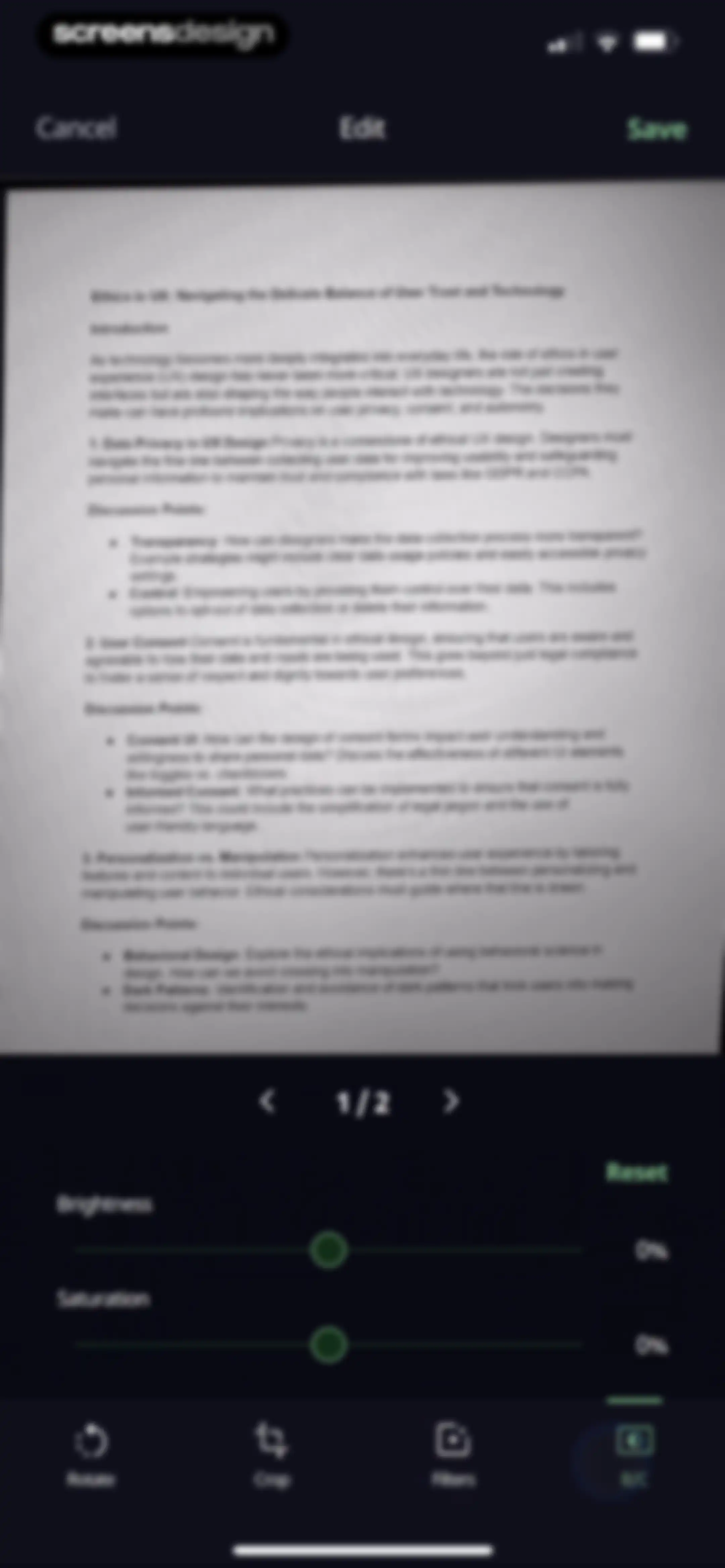 Scan to PDF－Document Scanner screen 42