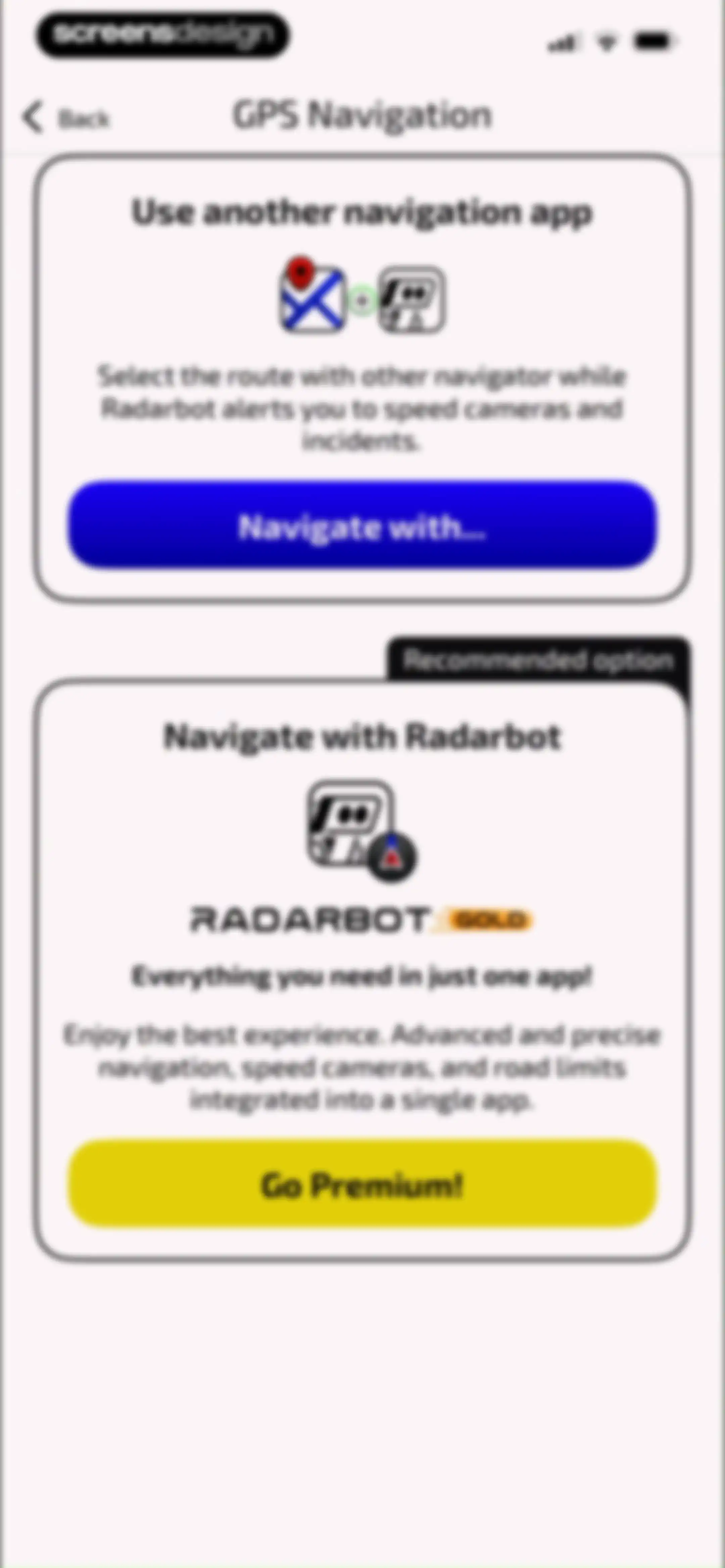 Radarbot: Speed Camera GPS App screen 64
