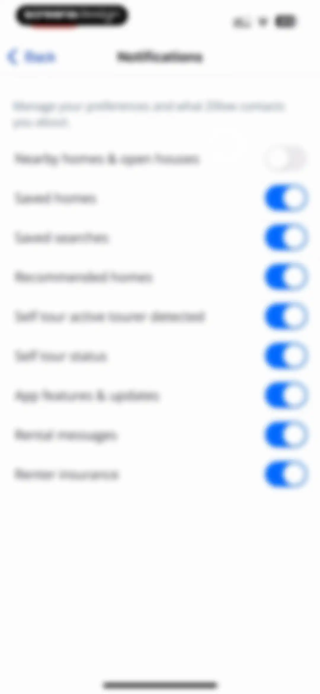 Zillow Real Estate & Rentals screen 186