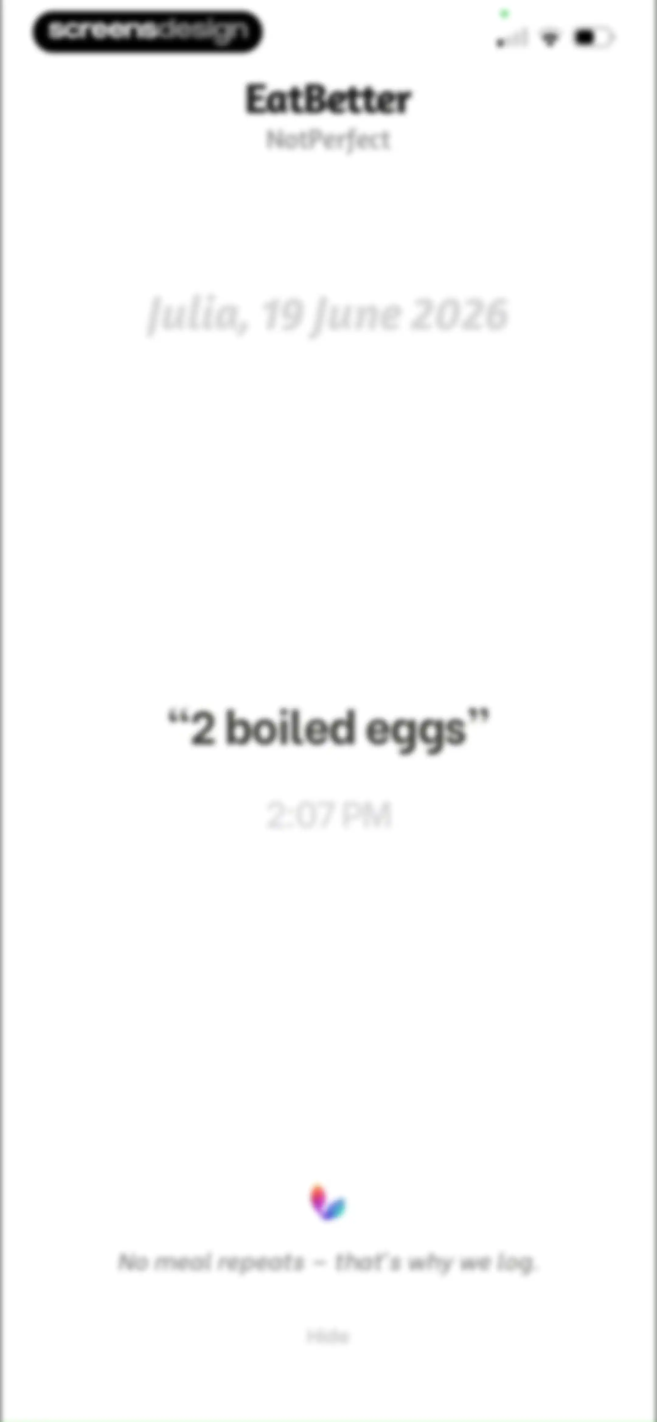 EatBetter: AI Food Journal screen 102