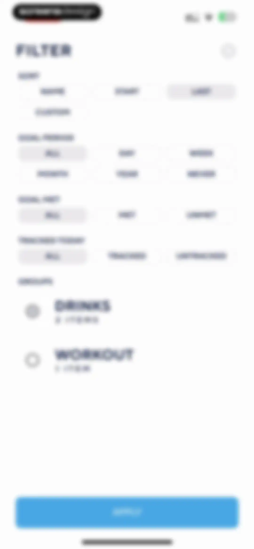 Tally: The Anything Tracker screen 44