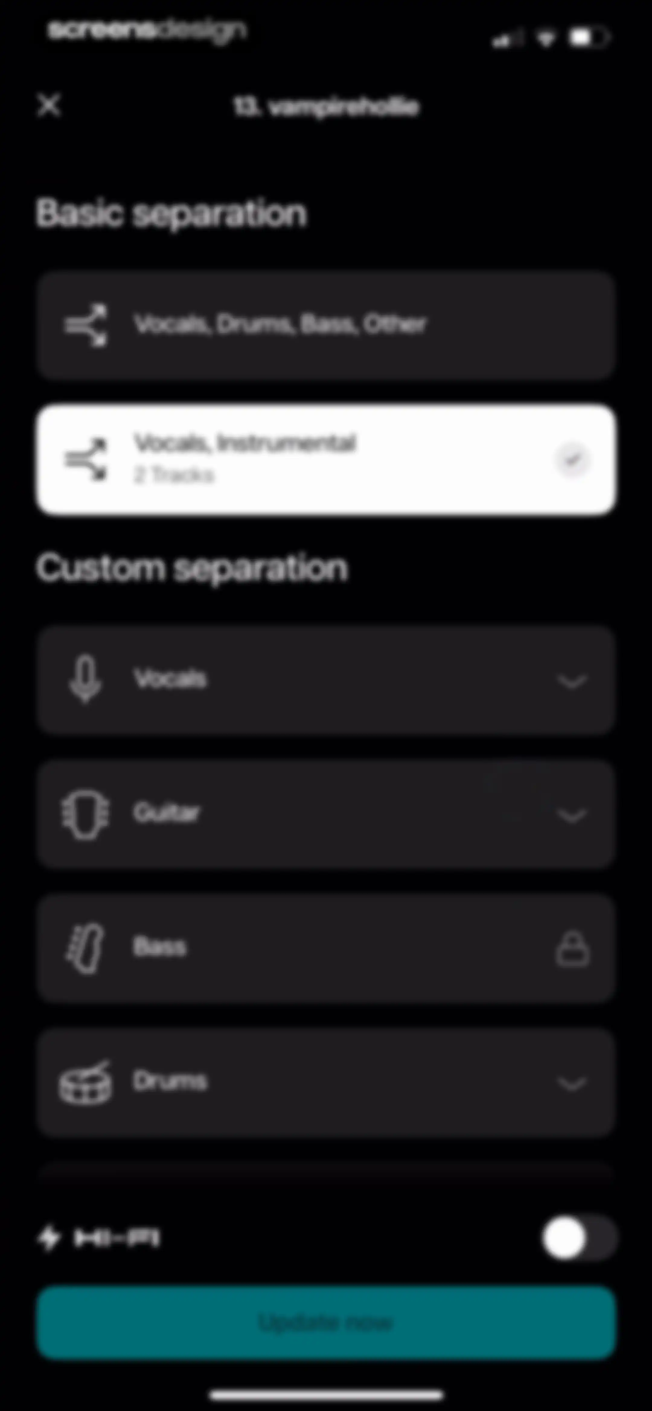 Moises: The Musician's App screen 39
