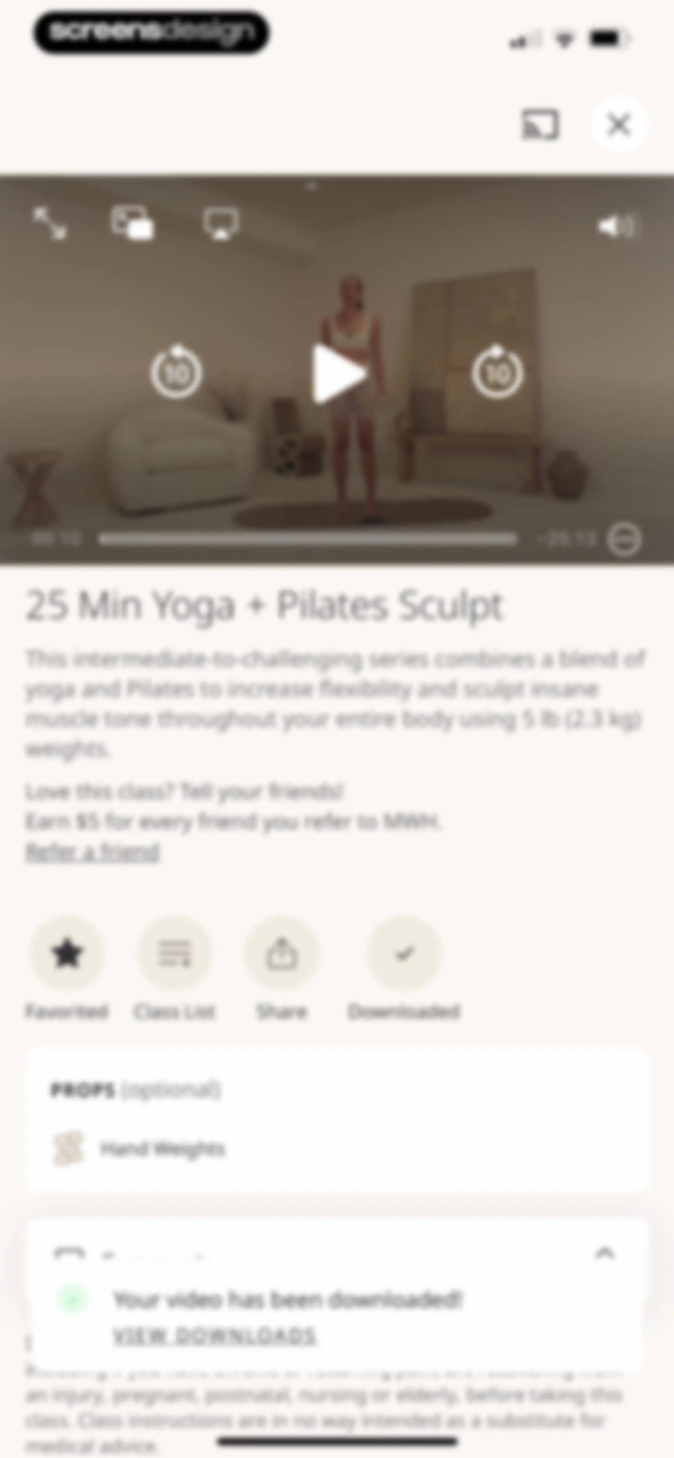 MWH: Fitness + Wellness screen 32