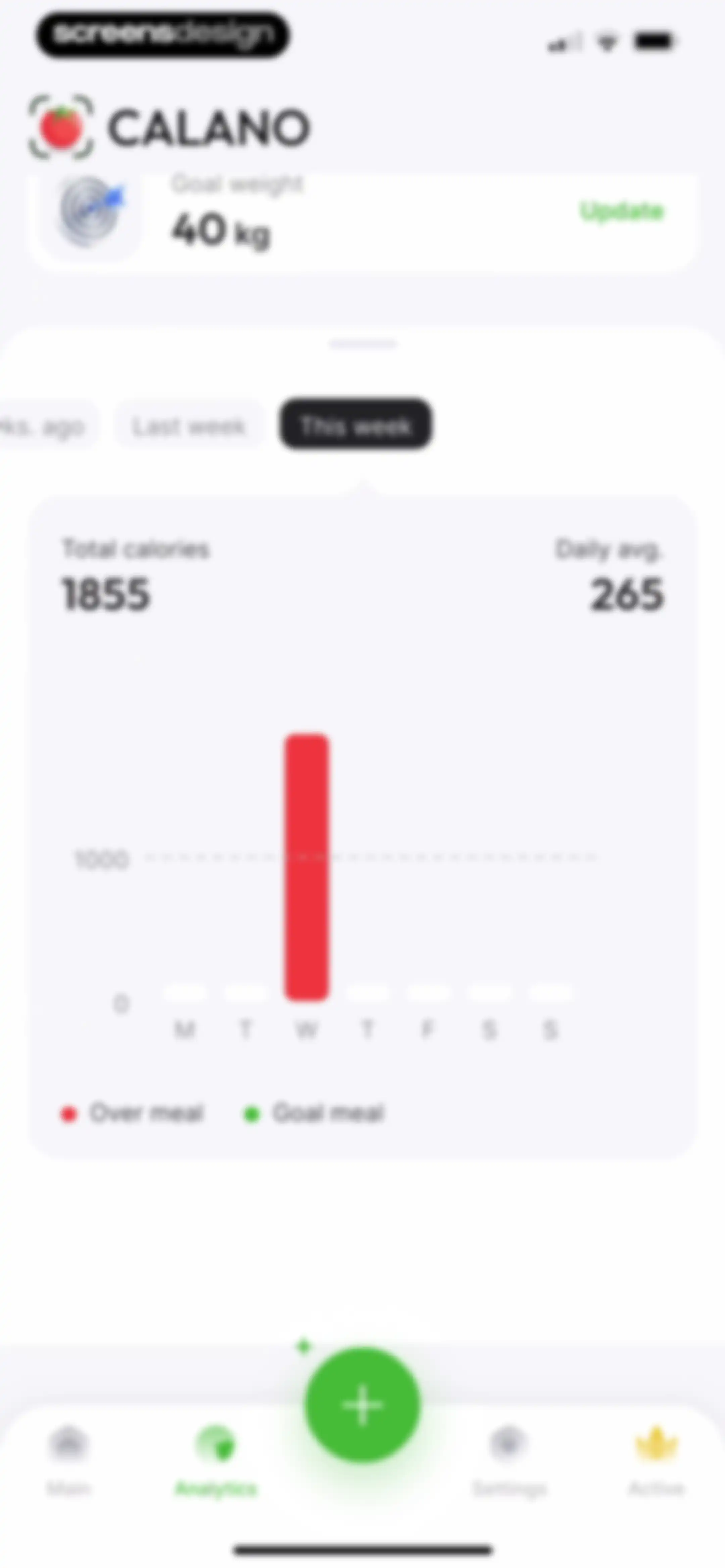 CALANO — Calorie Tracker screen 83