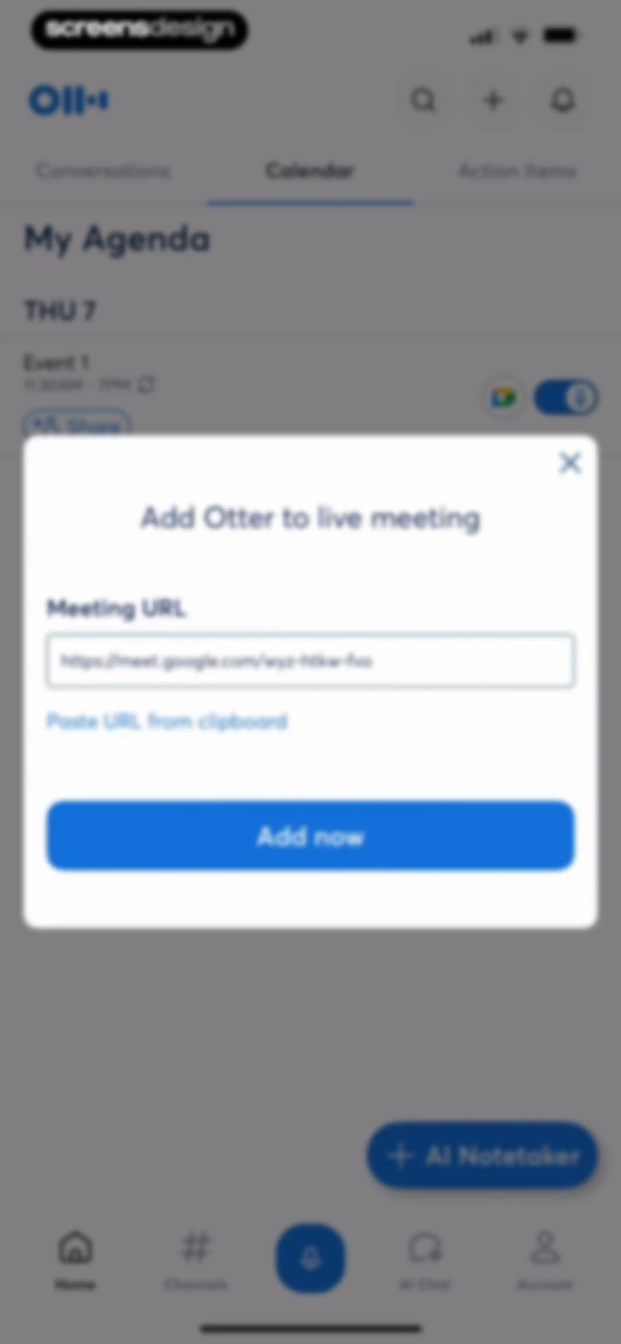 Otter Transcribe Voice Notes screen 24