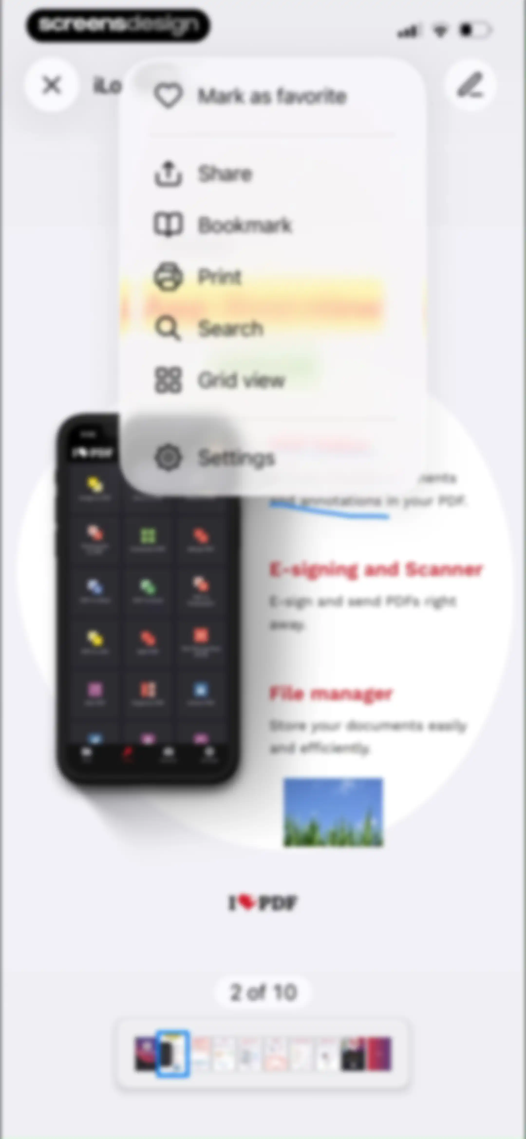 iLovePDF - PDF Editor & Scan screen 55