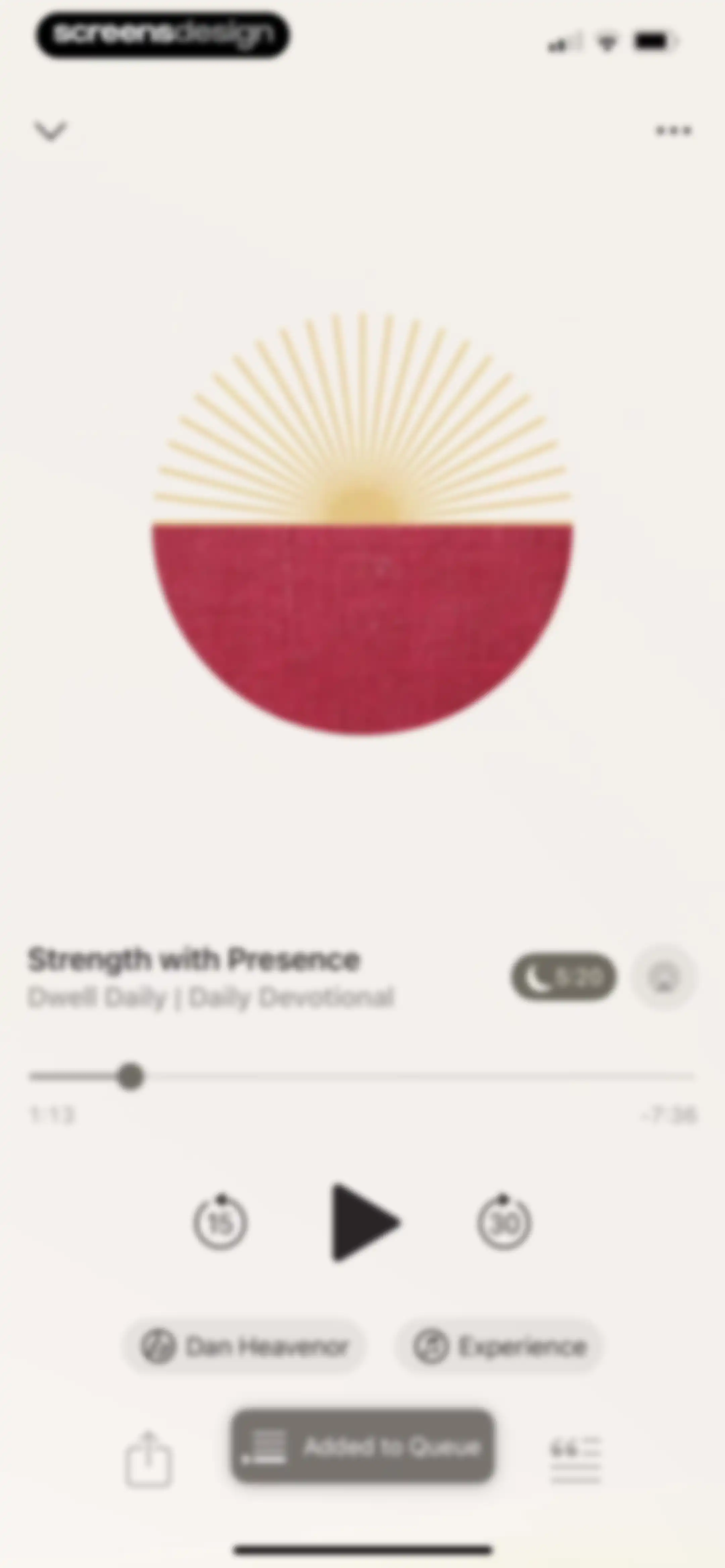 Dwell: Audio Bible screen 57