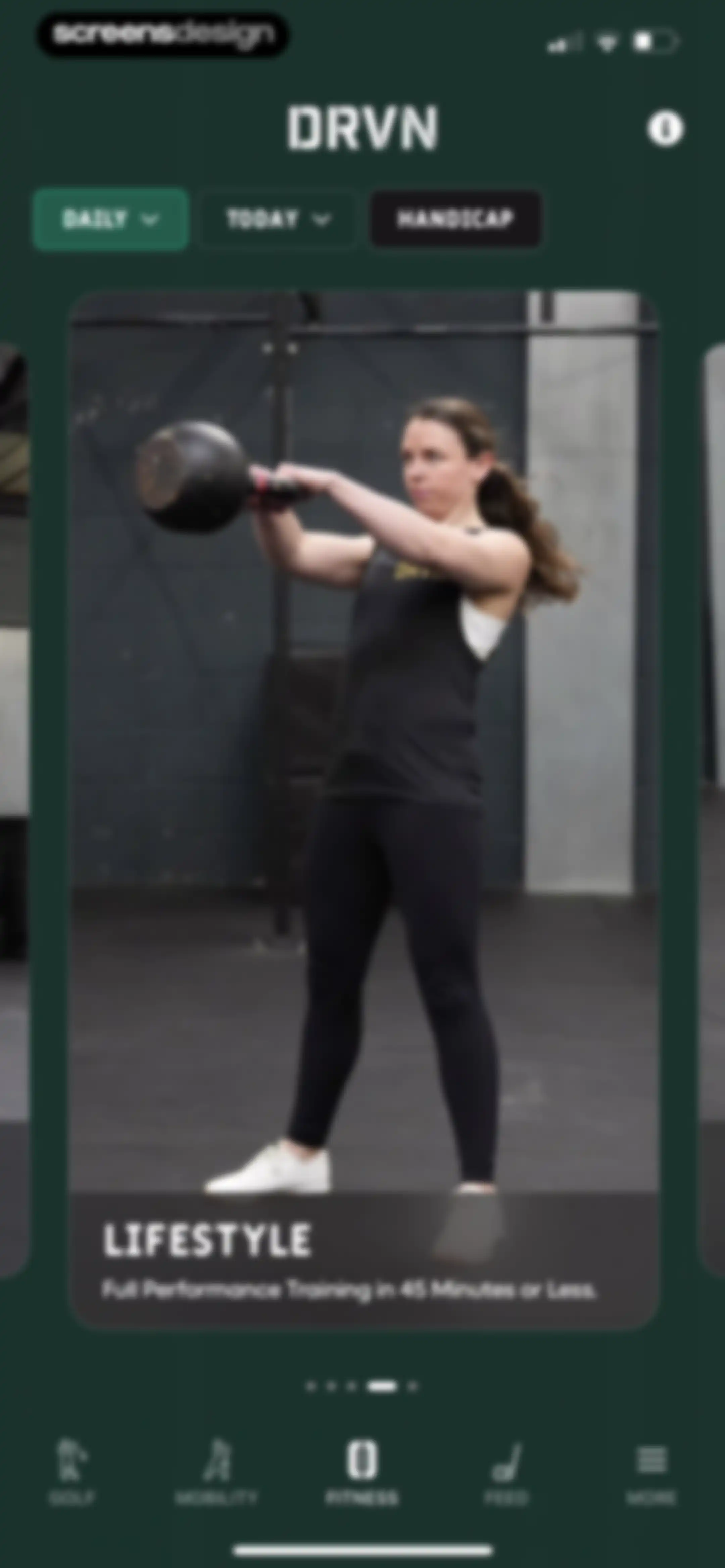 DRVN - Golf & Gym Workouts screen 120