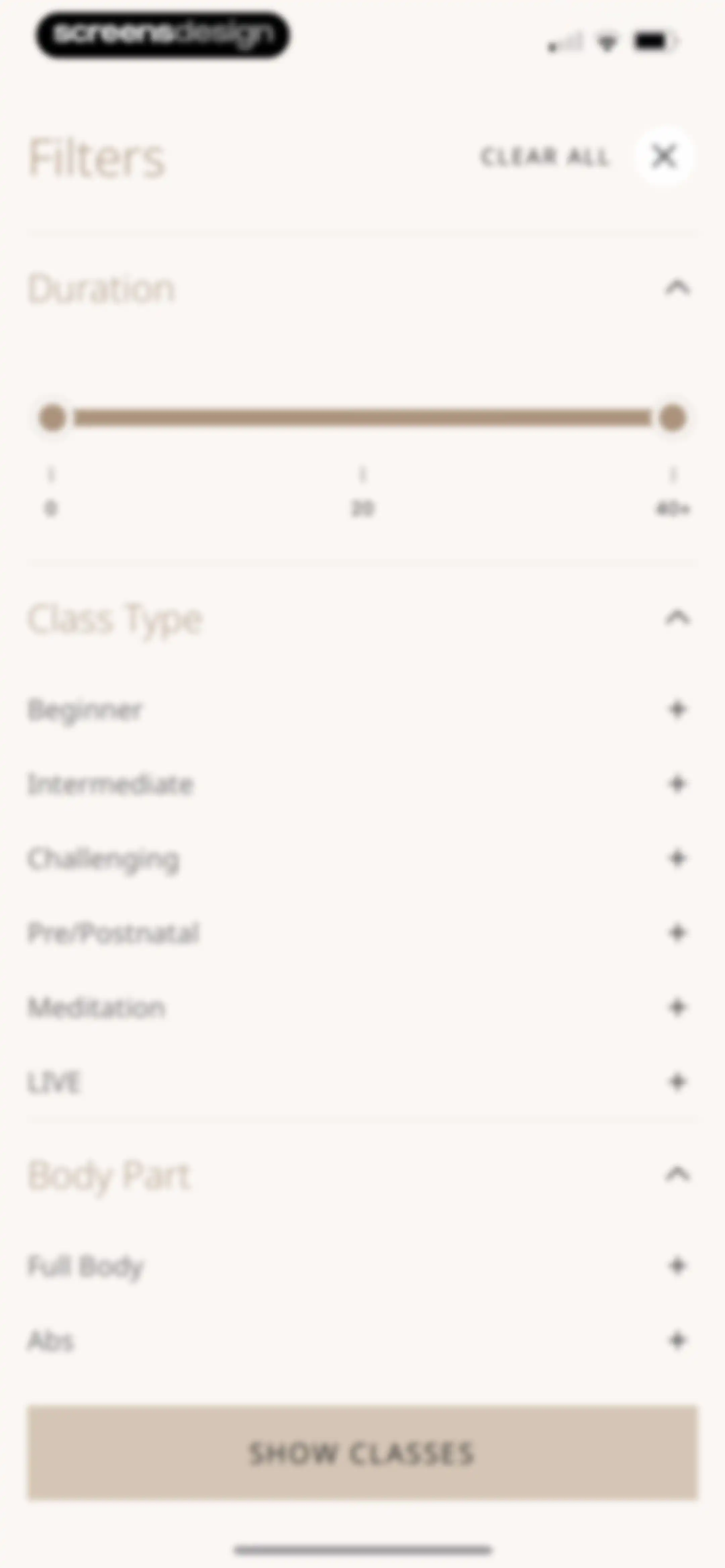 MWH: Fitness + Wellness screen 78