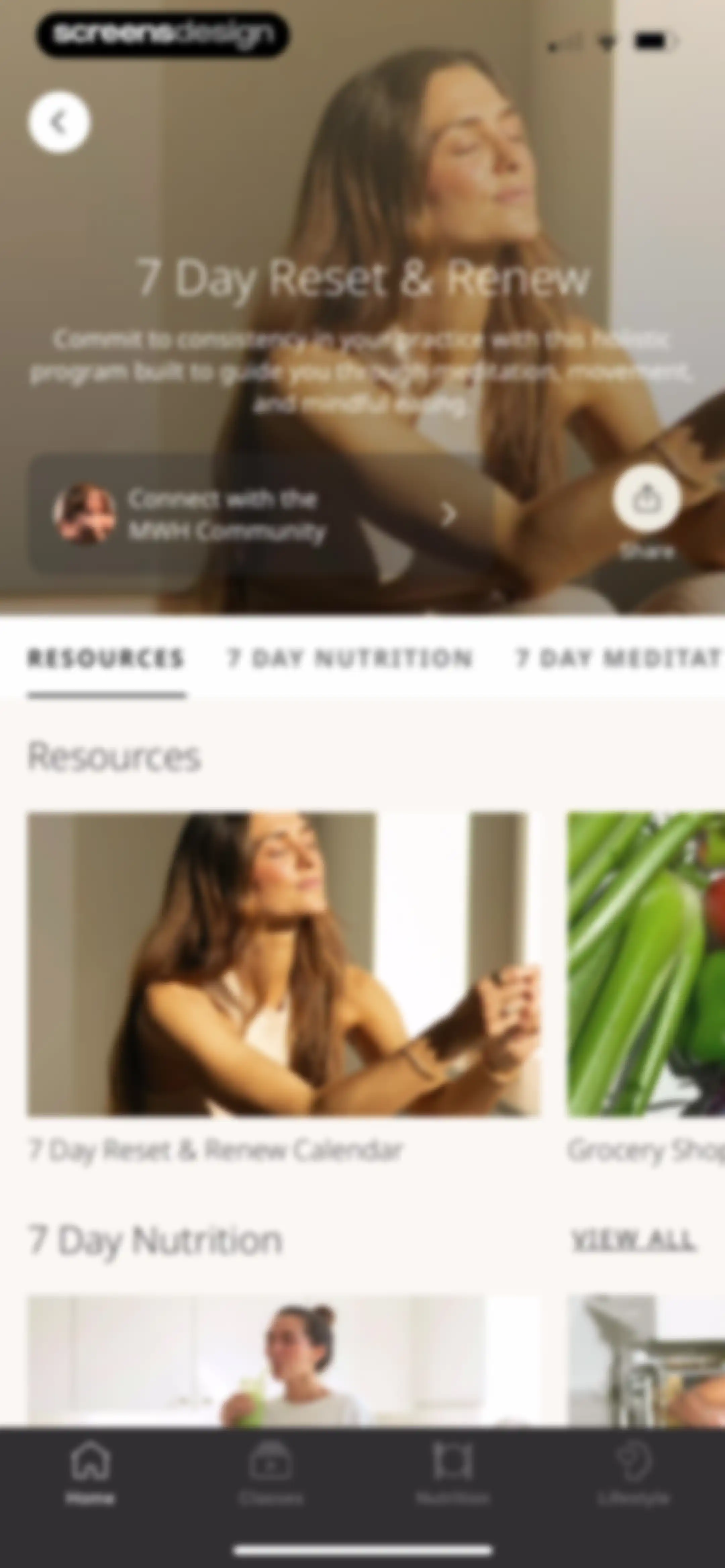MWH: Fitness + Wellness screen 72