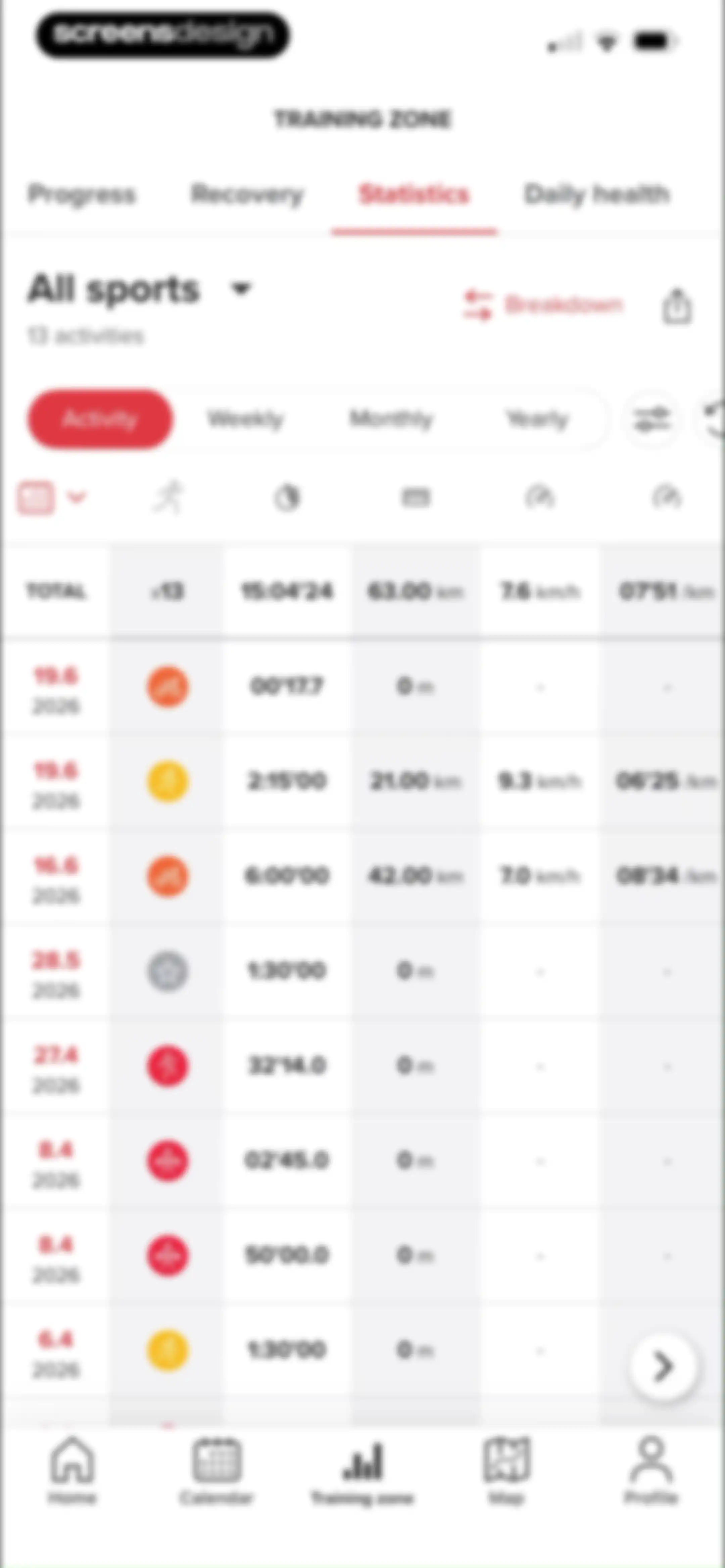 Sports Tracker: Run Bike Hike screen 187