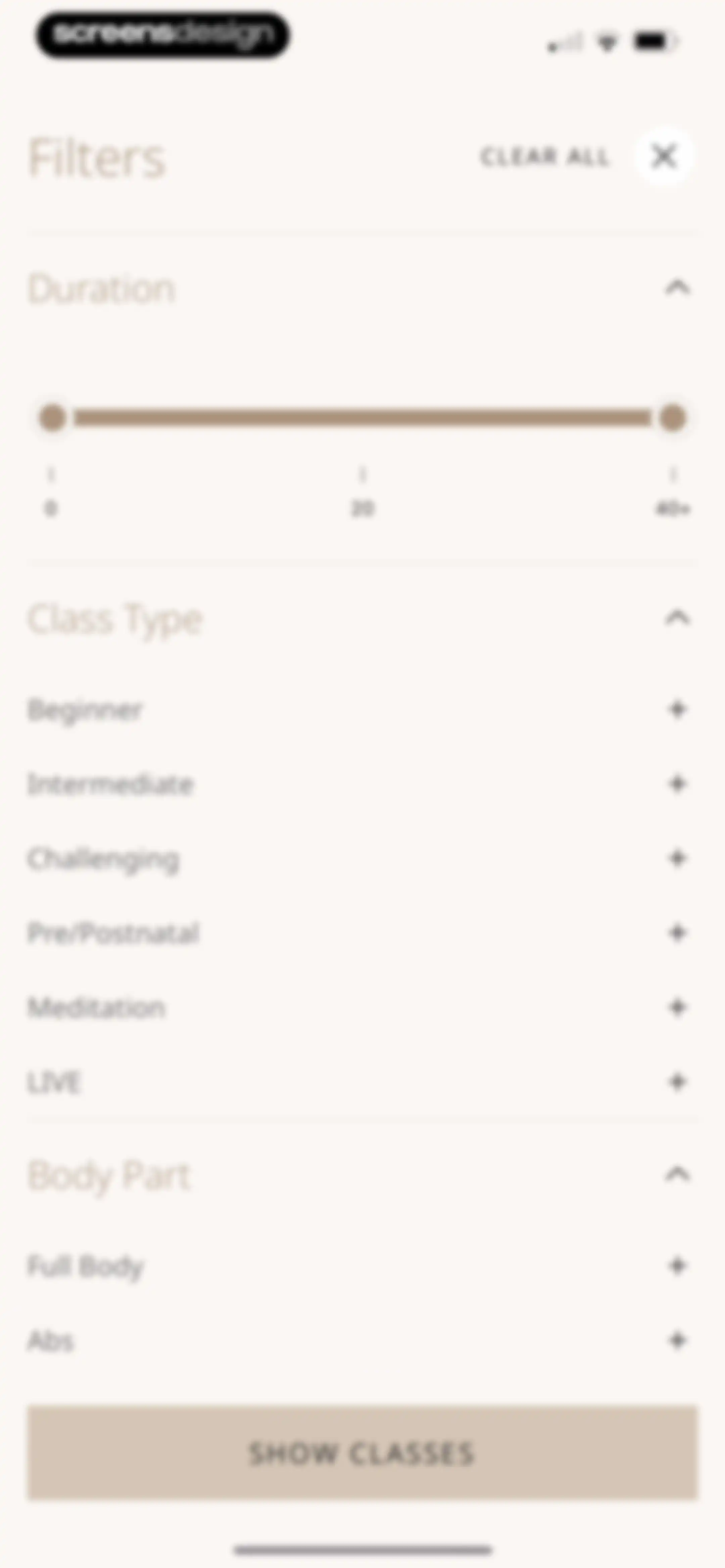 MWH: Fitness + Wellness screen 81