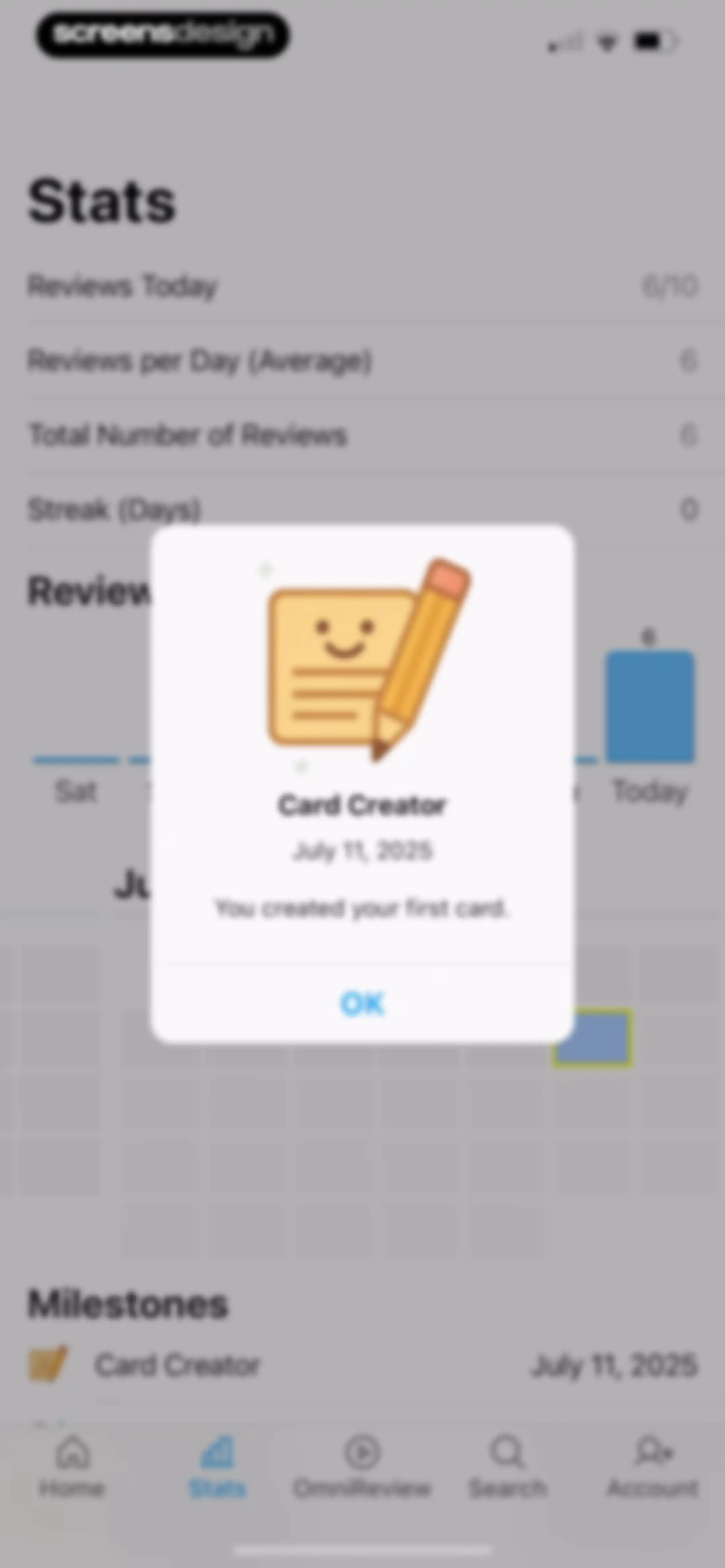 AlgoApp - Flashcards screen 85