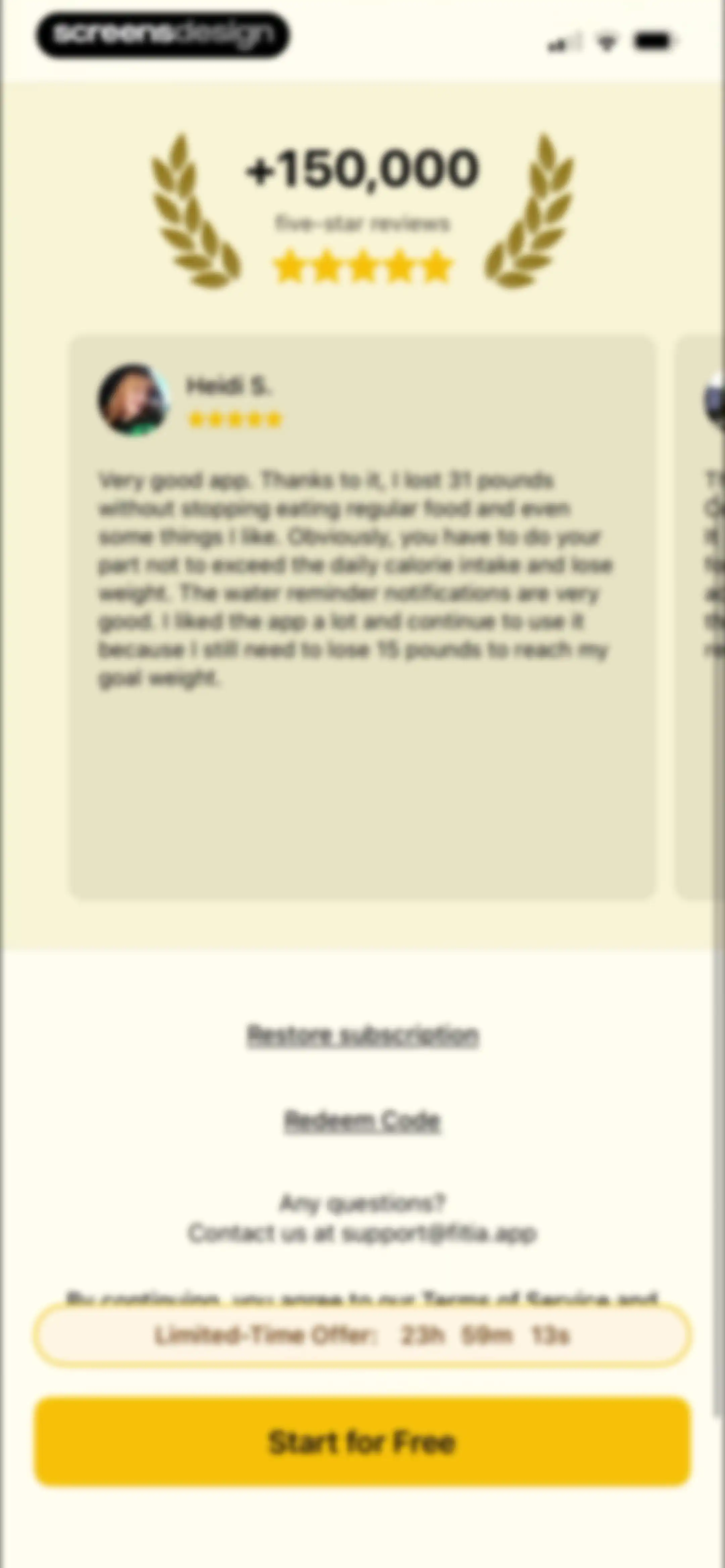 Fitia: Calorie Counter & Diet screen 52