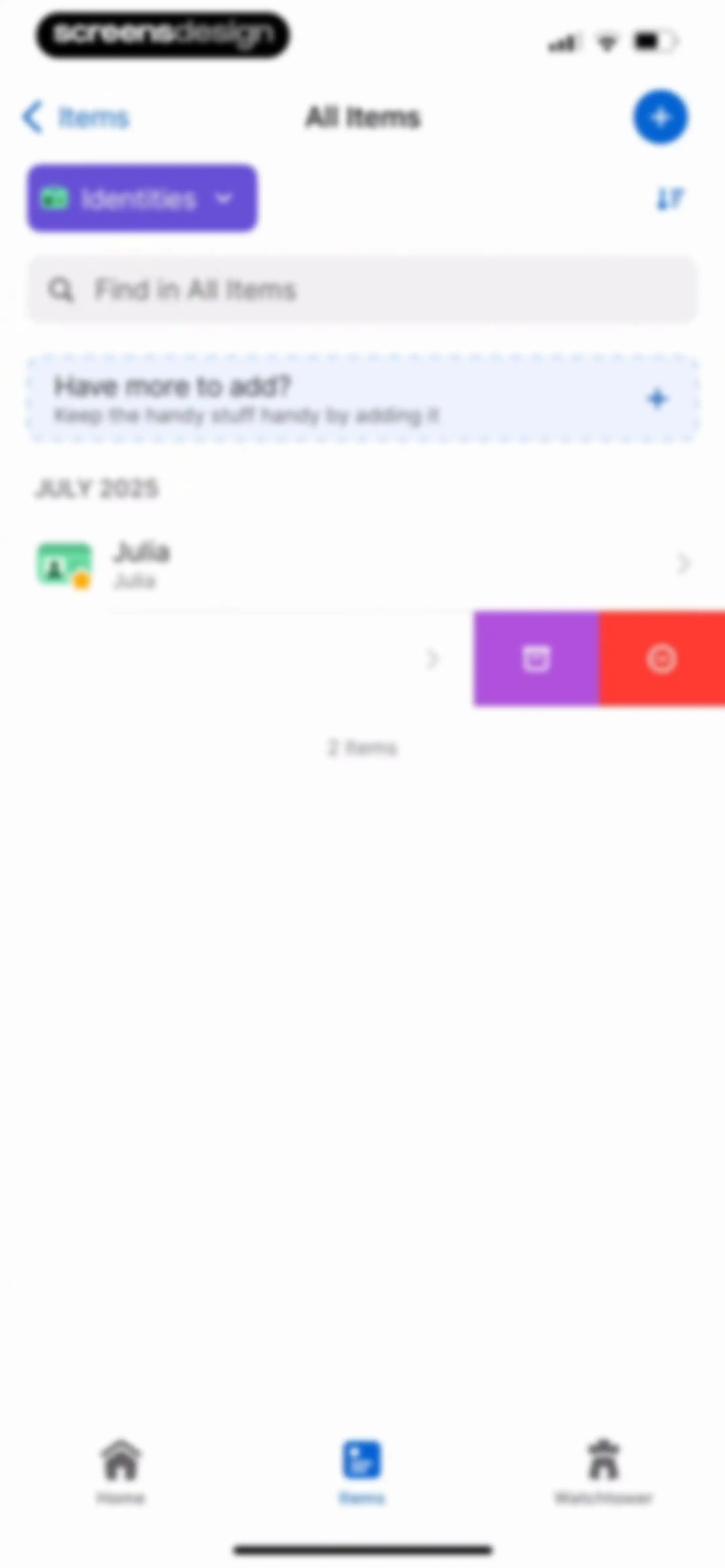 1Password: Password Manager screen 101