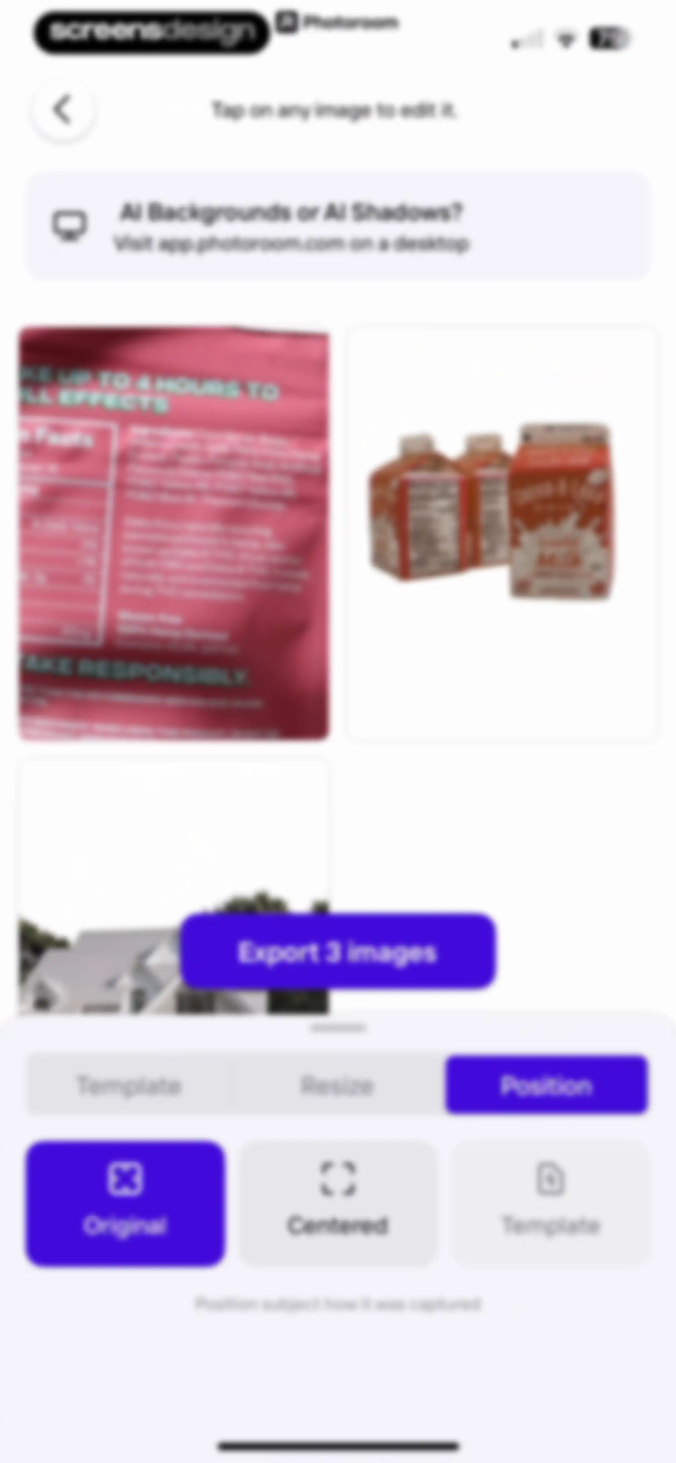Photoroom: AI Photo Editor screen 99