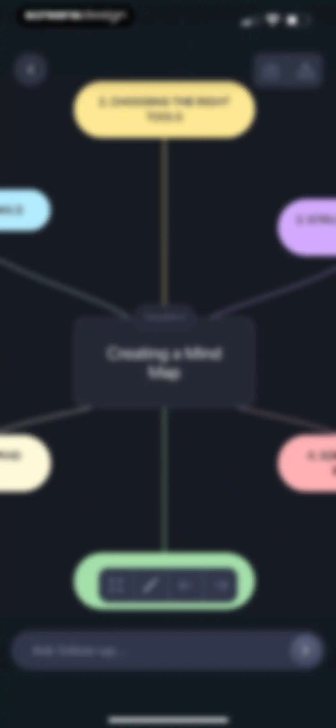 VisualMind: AI MindMap/Chatbot screen 53