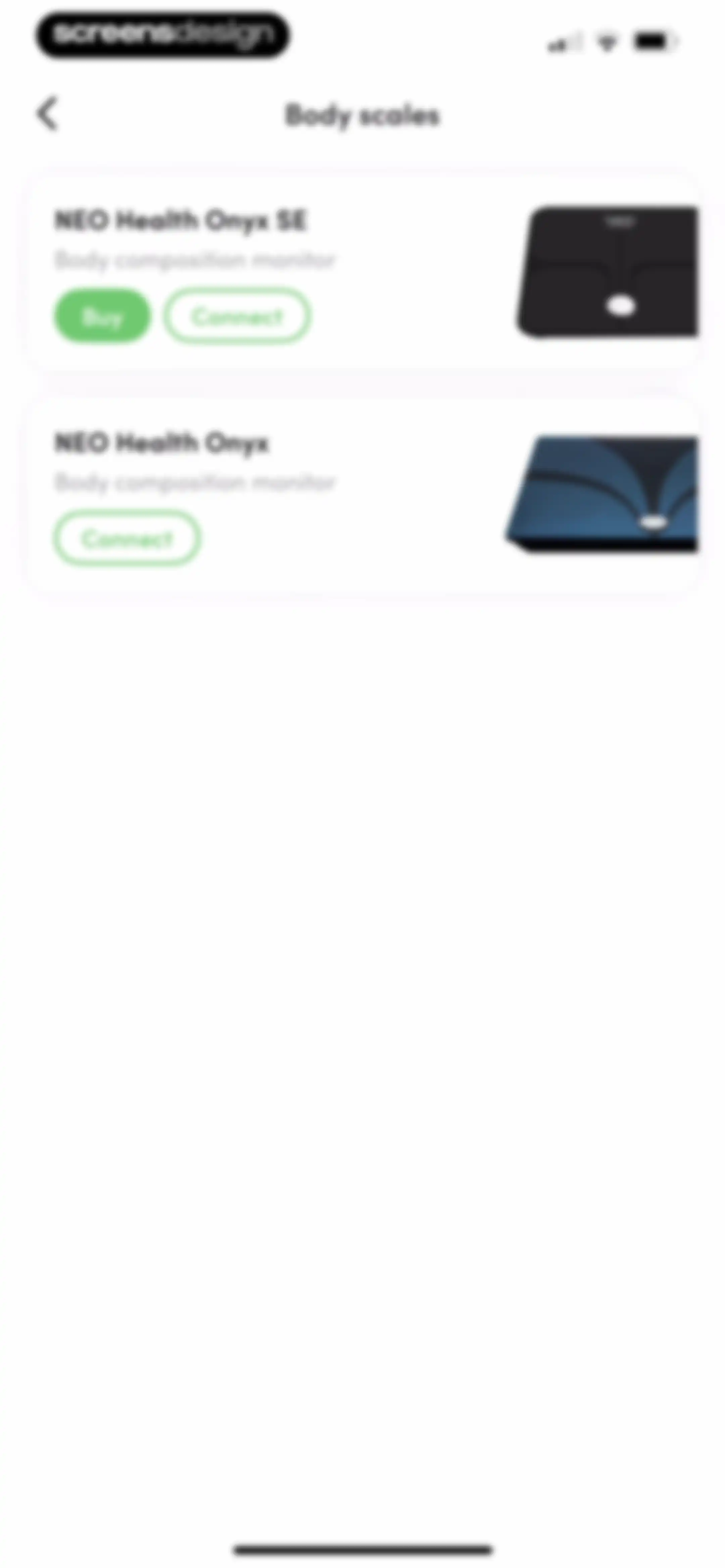 Calories and nutrition tracker screen 105