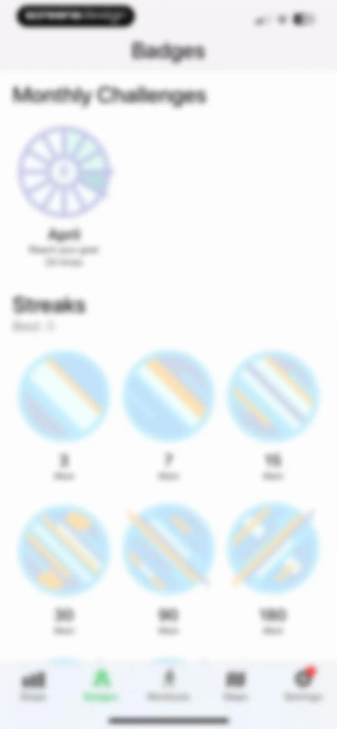 Pedometer++ screen 24