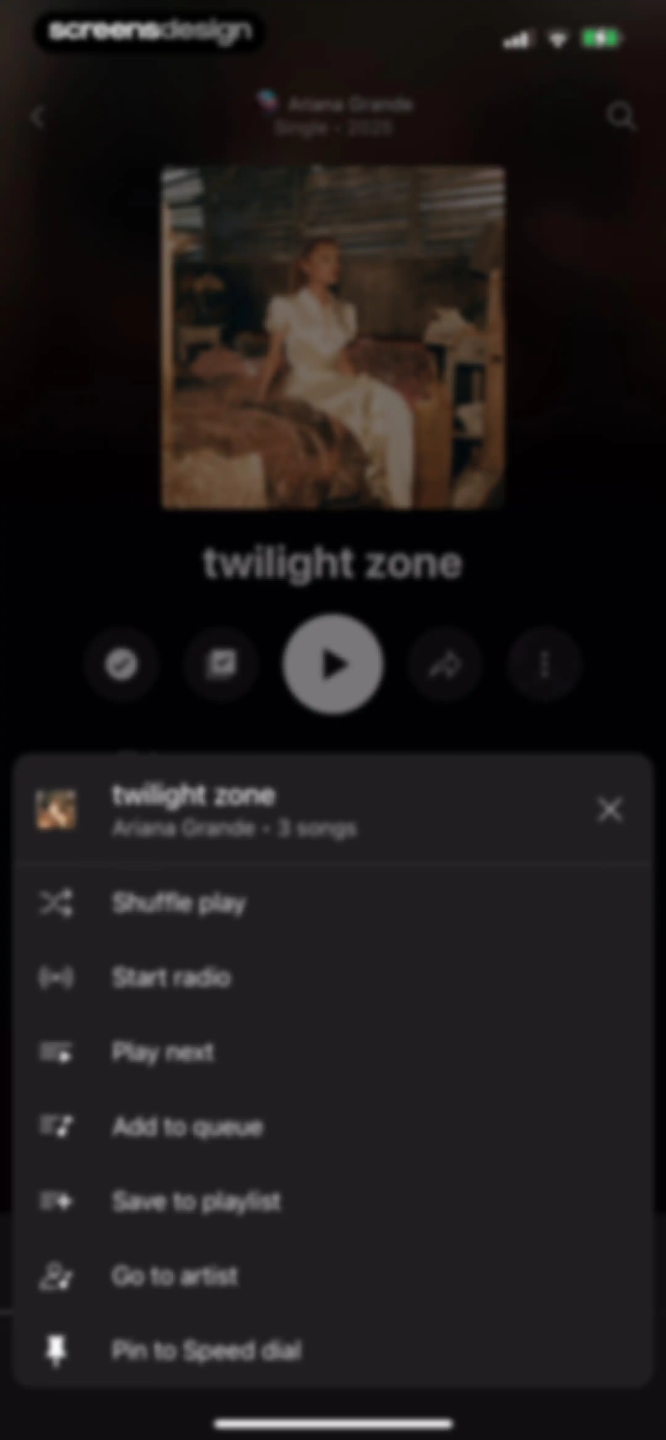 YouTube Music screen 76