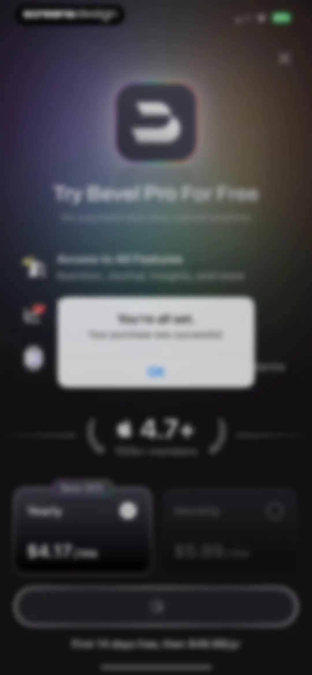 Bevel: AI Health Coach screen 46