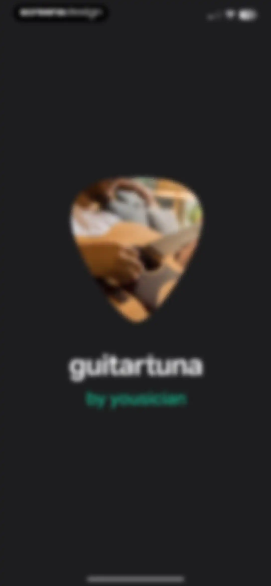 GuitarTuna: Tune & Play Guitar screen 1
