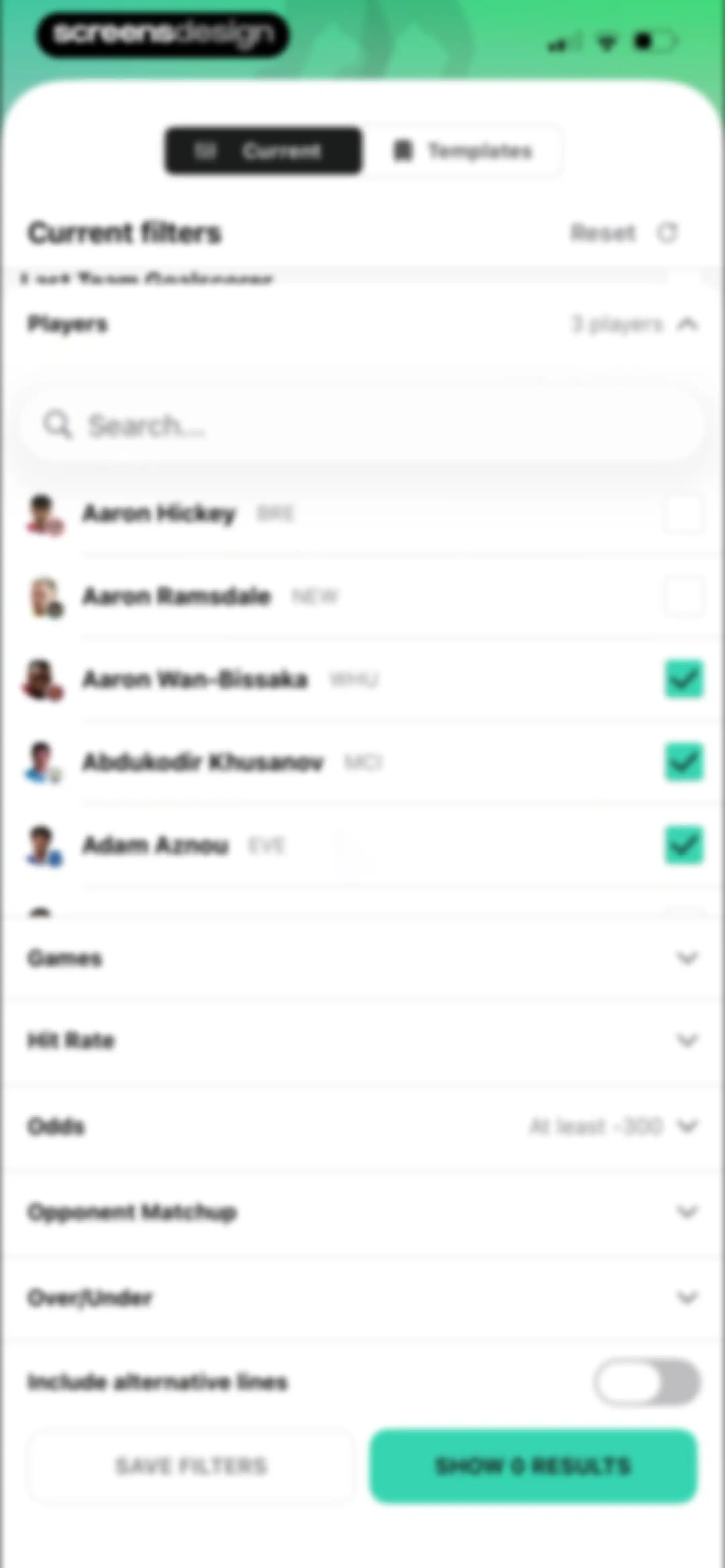 Outlier: Smart Sports Betting screen 70