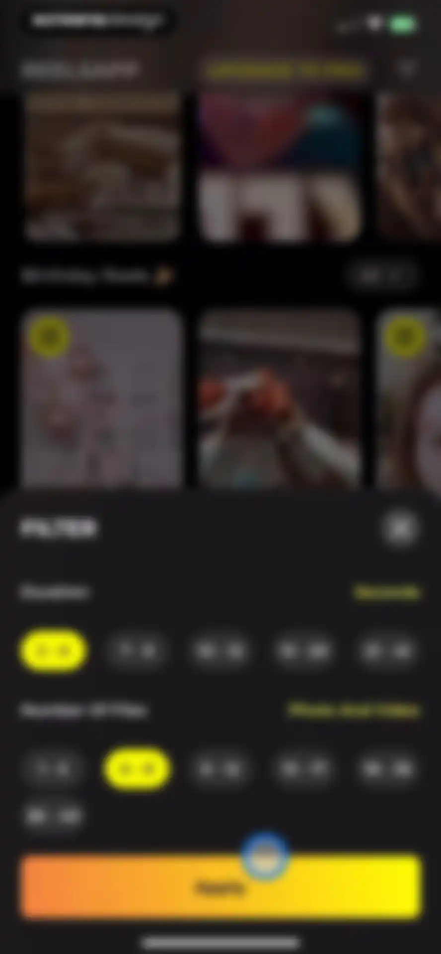 Reelsapp: reel & video editor screen 21