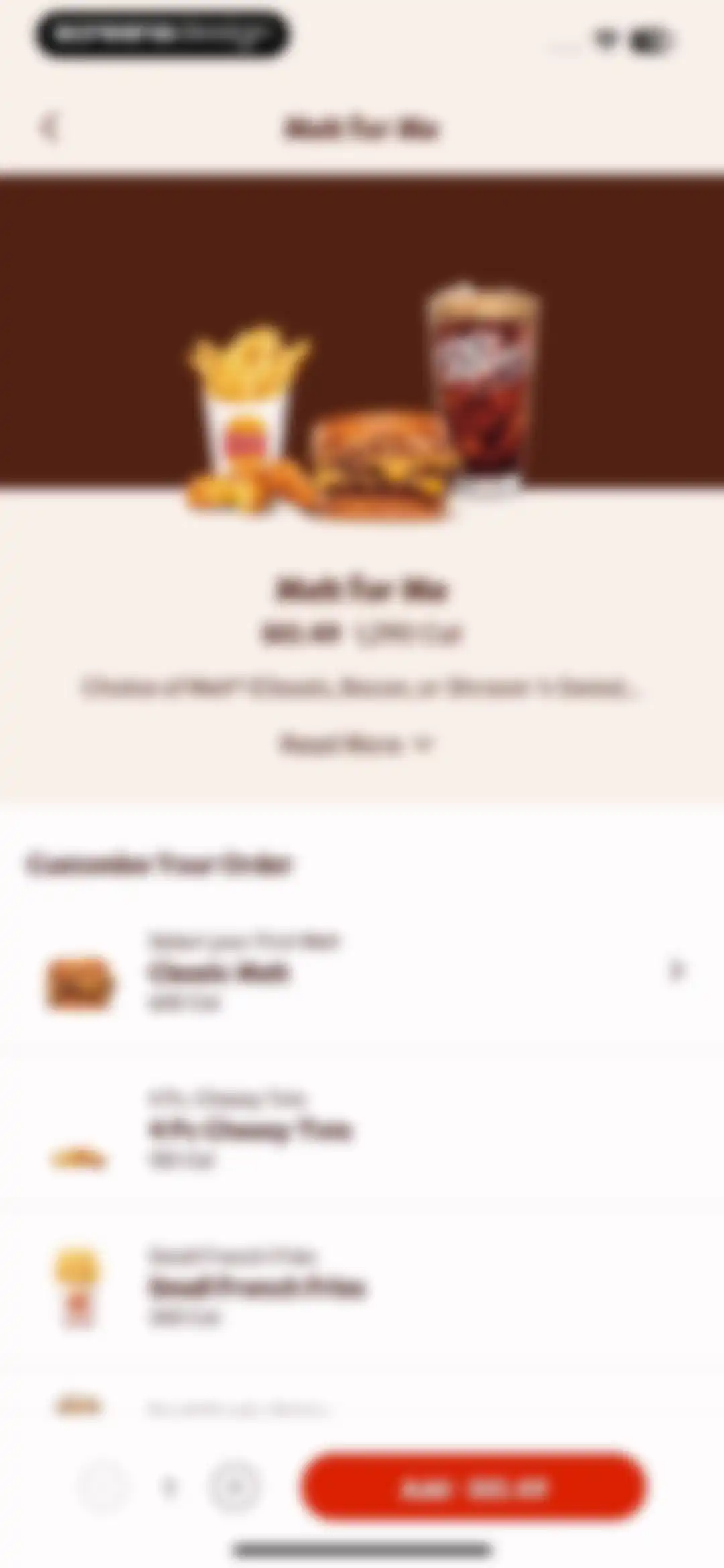 BURGER KING® App screen 22