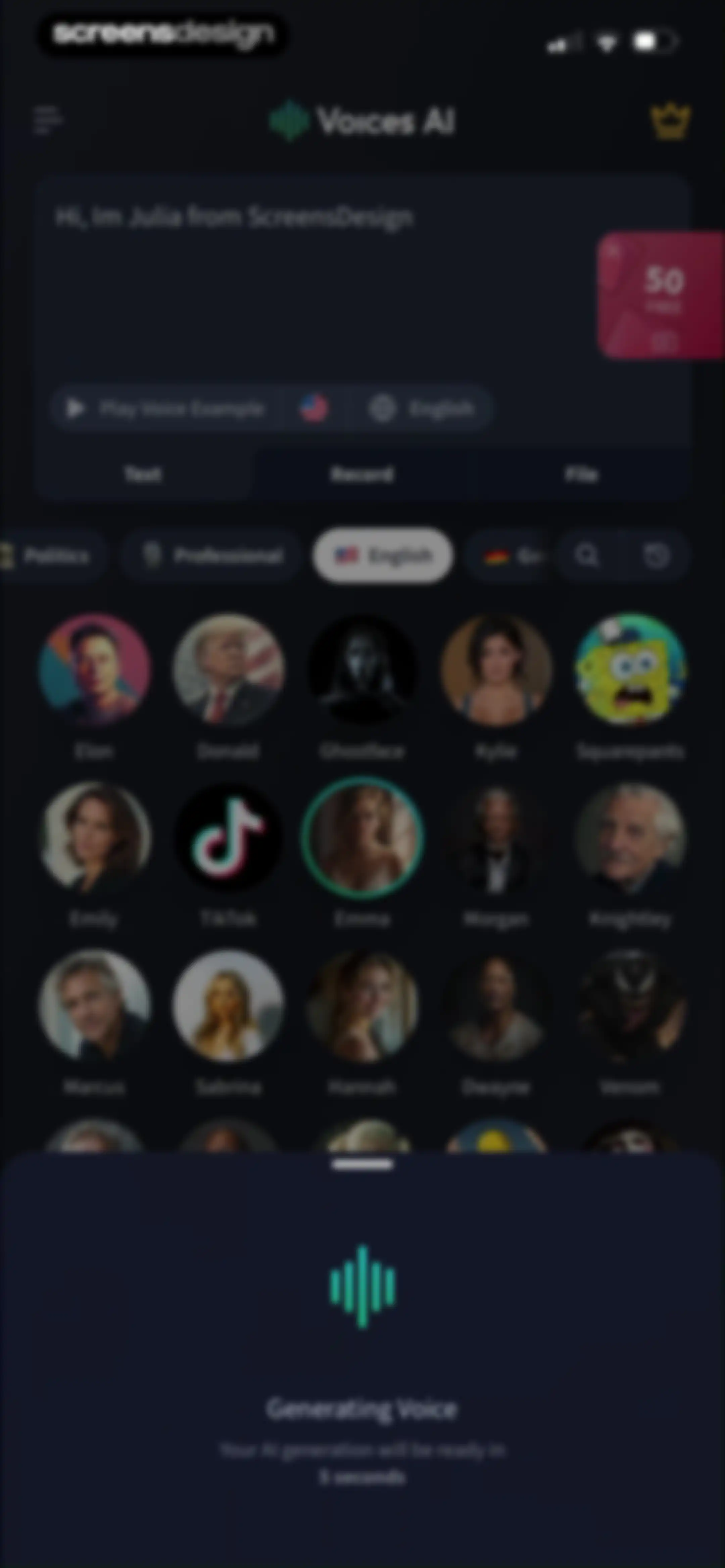 Voices AI: Change Your Voice screen 18