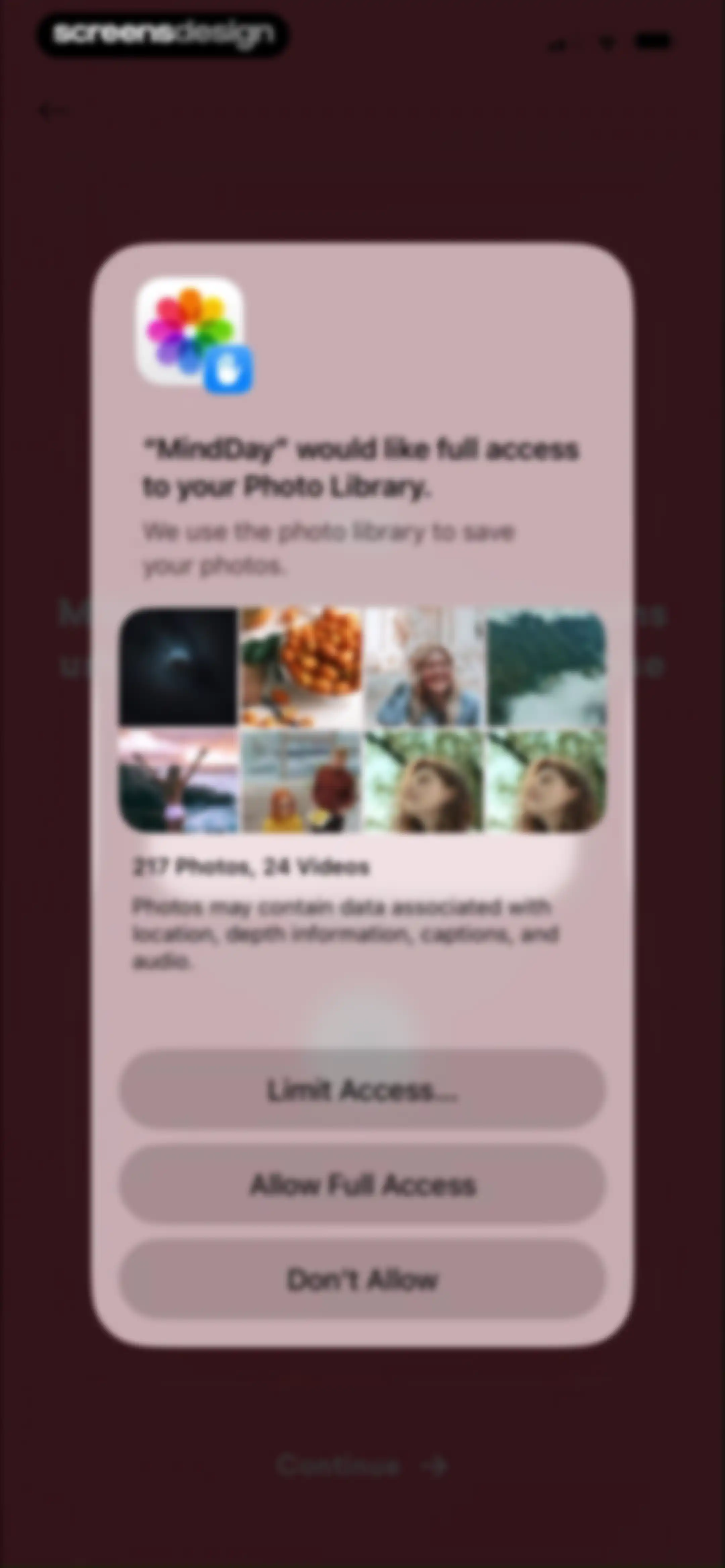 MindDay: Mental Health, Stress screen 134