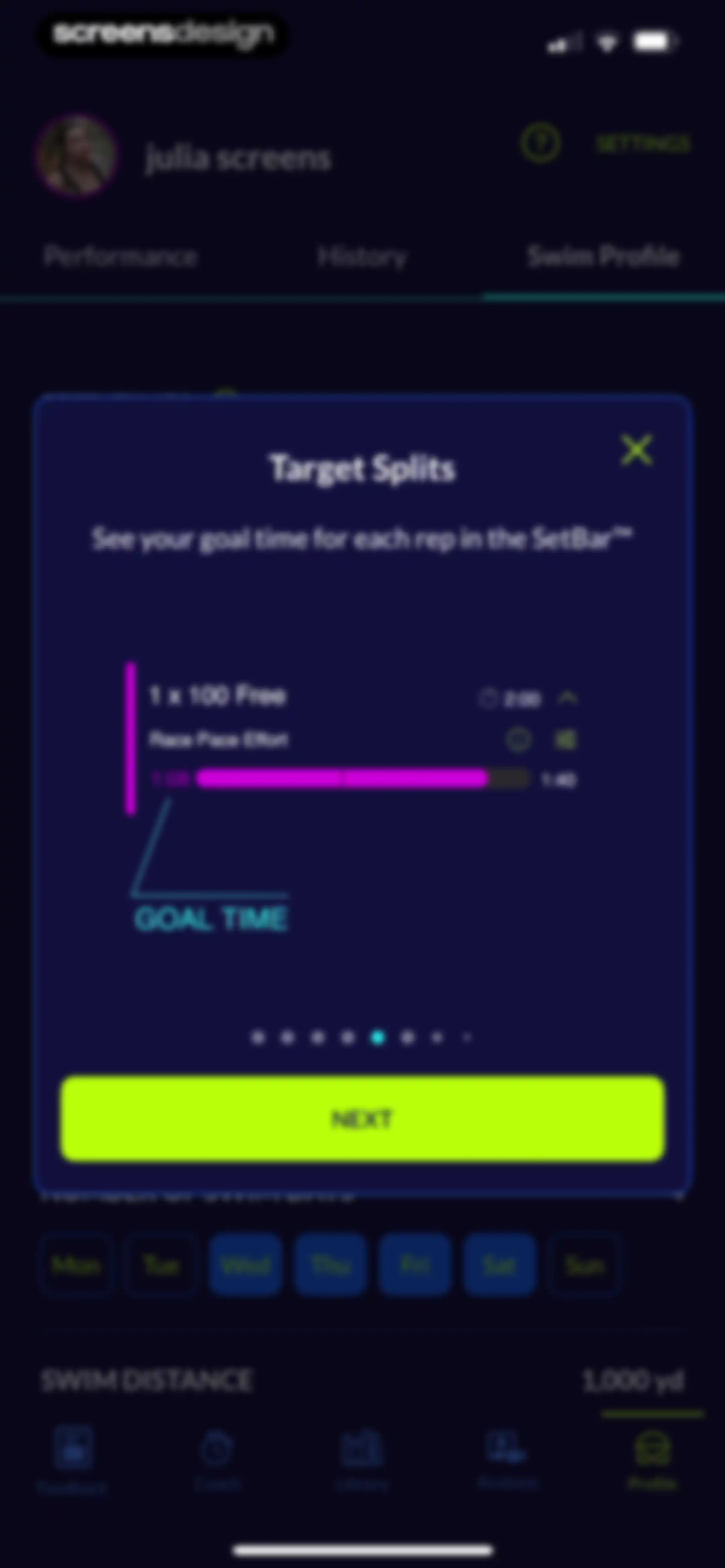 MySwimPro: #1 Swim Workout App screen 185