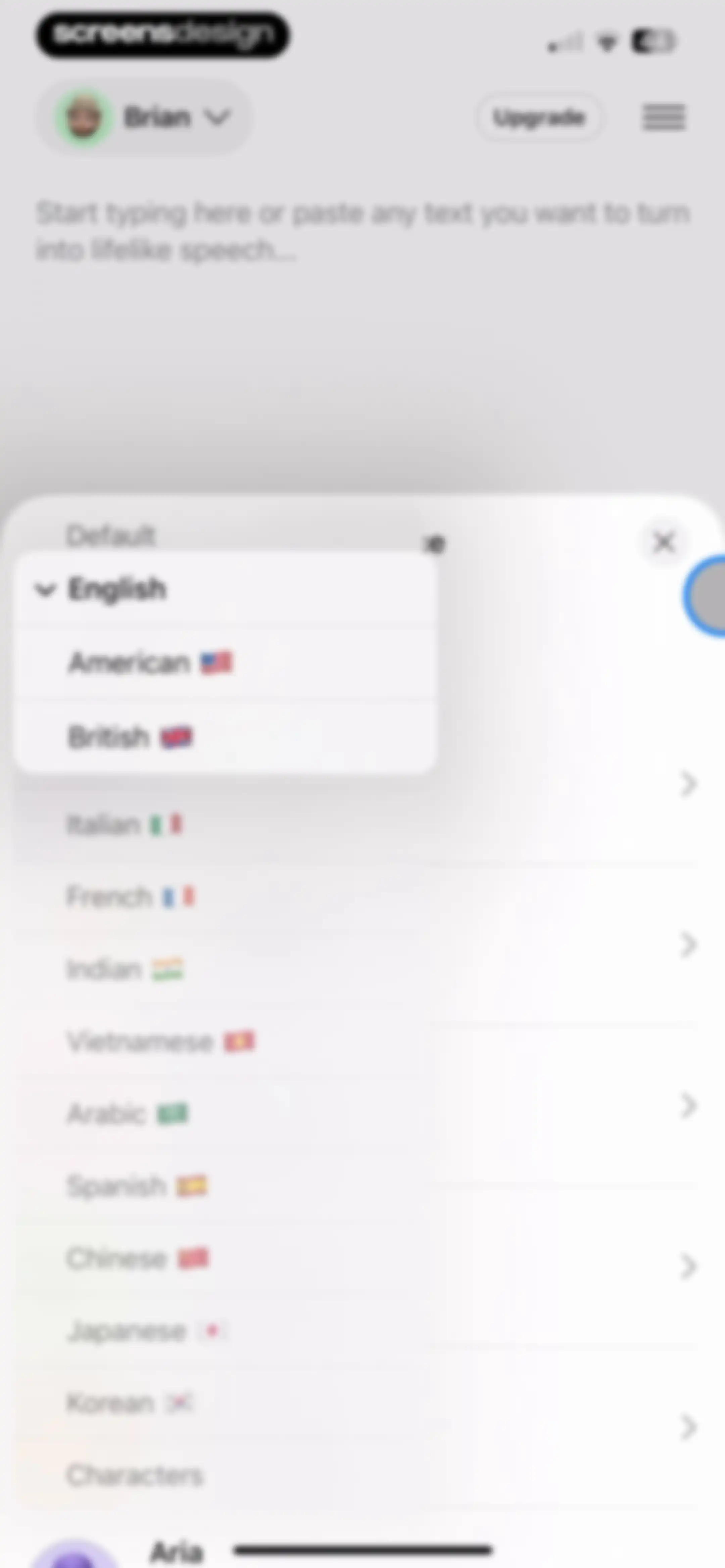 Labs AI : Text to Speech screen 4