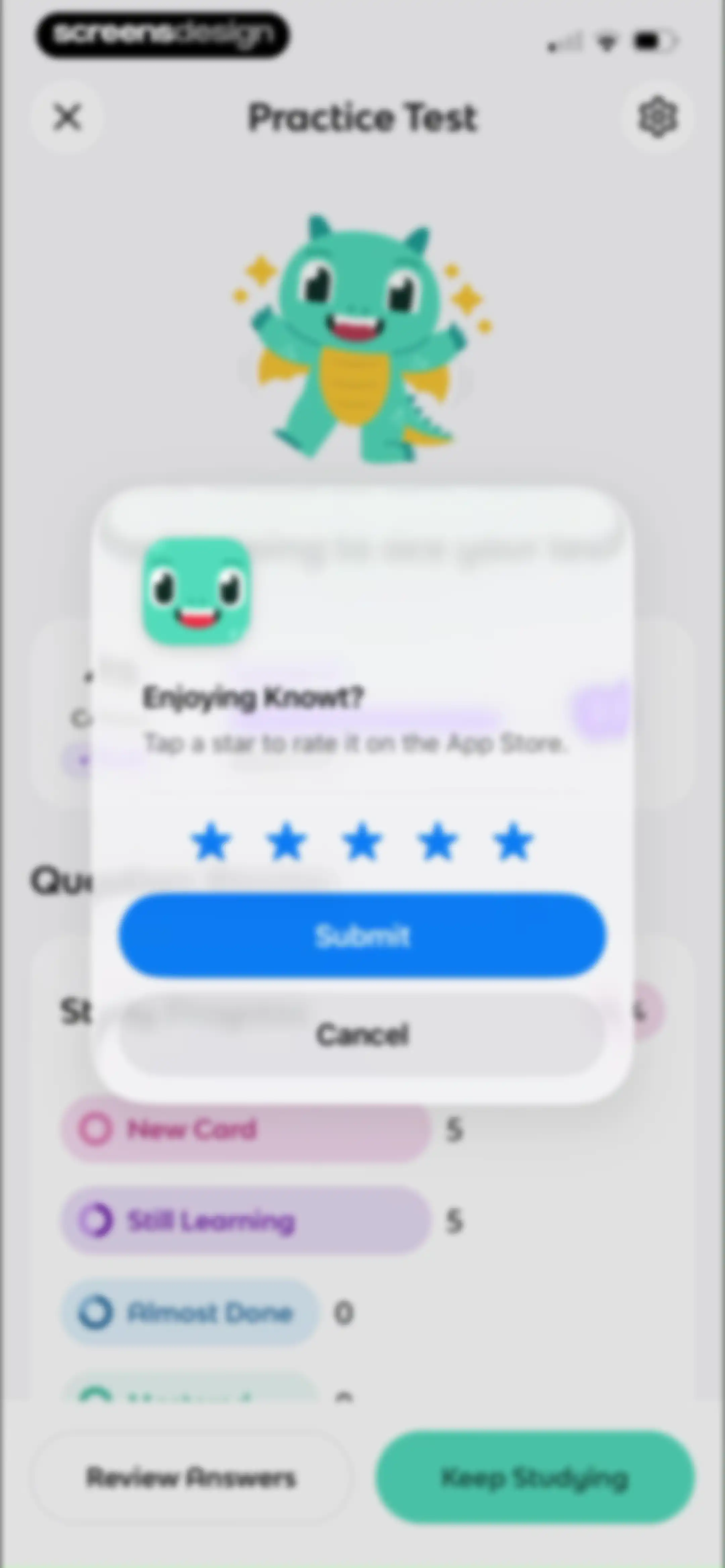 Knowt: AI Flashcards & Notes screen 81
