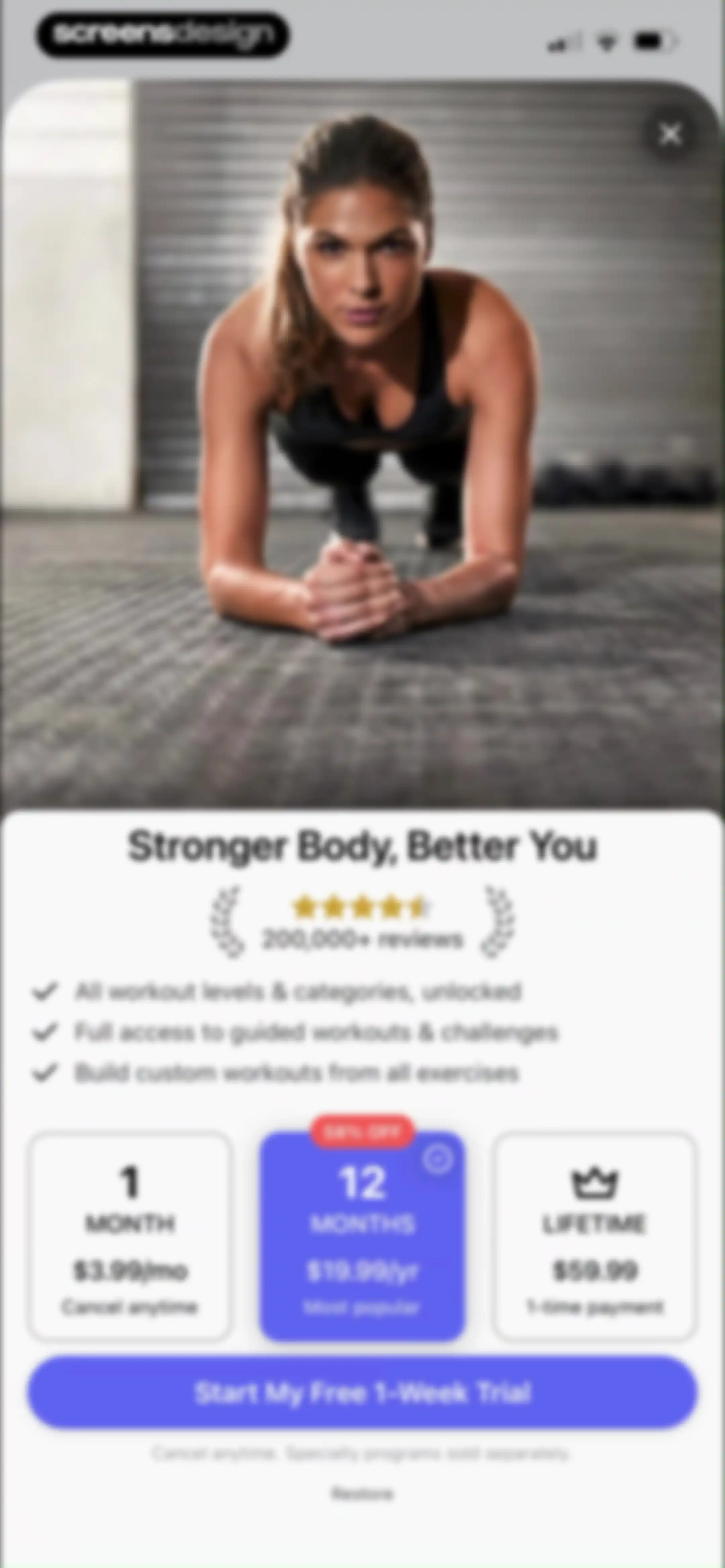 Daily Workouts - Home Fitness screen 18