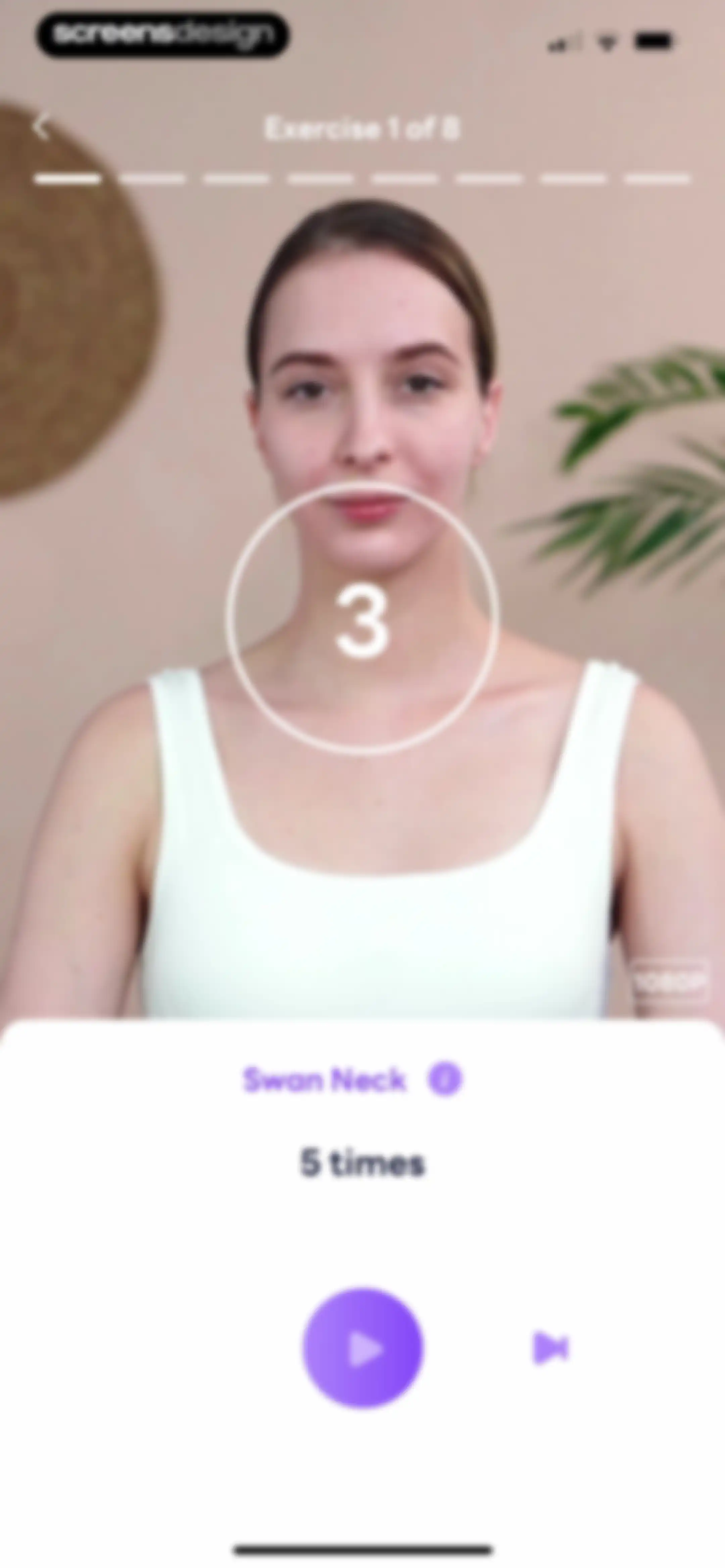 FaceYogi - Face Yoga, Massage screen 77