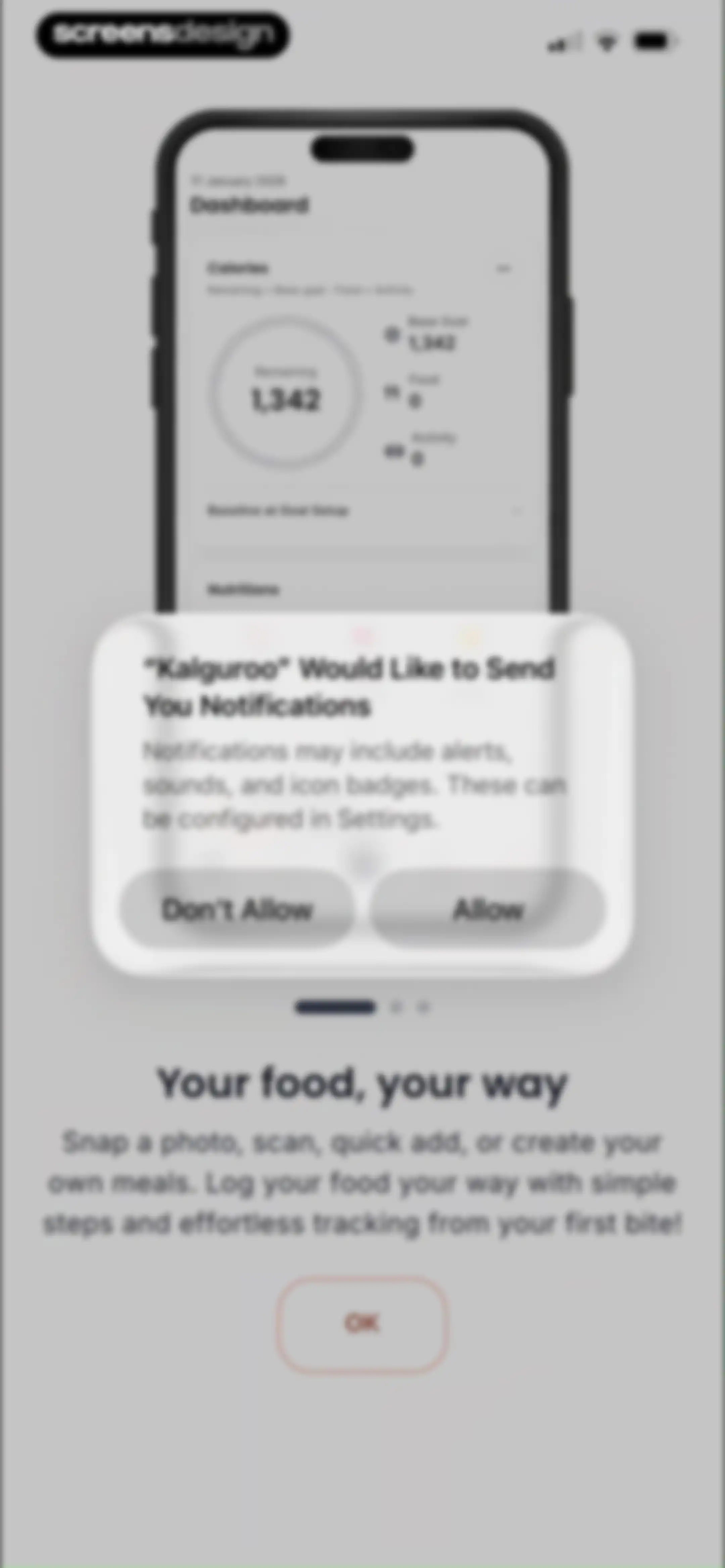 Kalguroo: AI Calorie Tracker screen 3