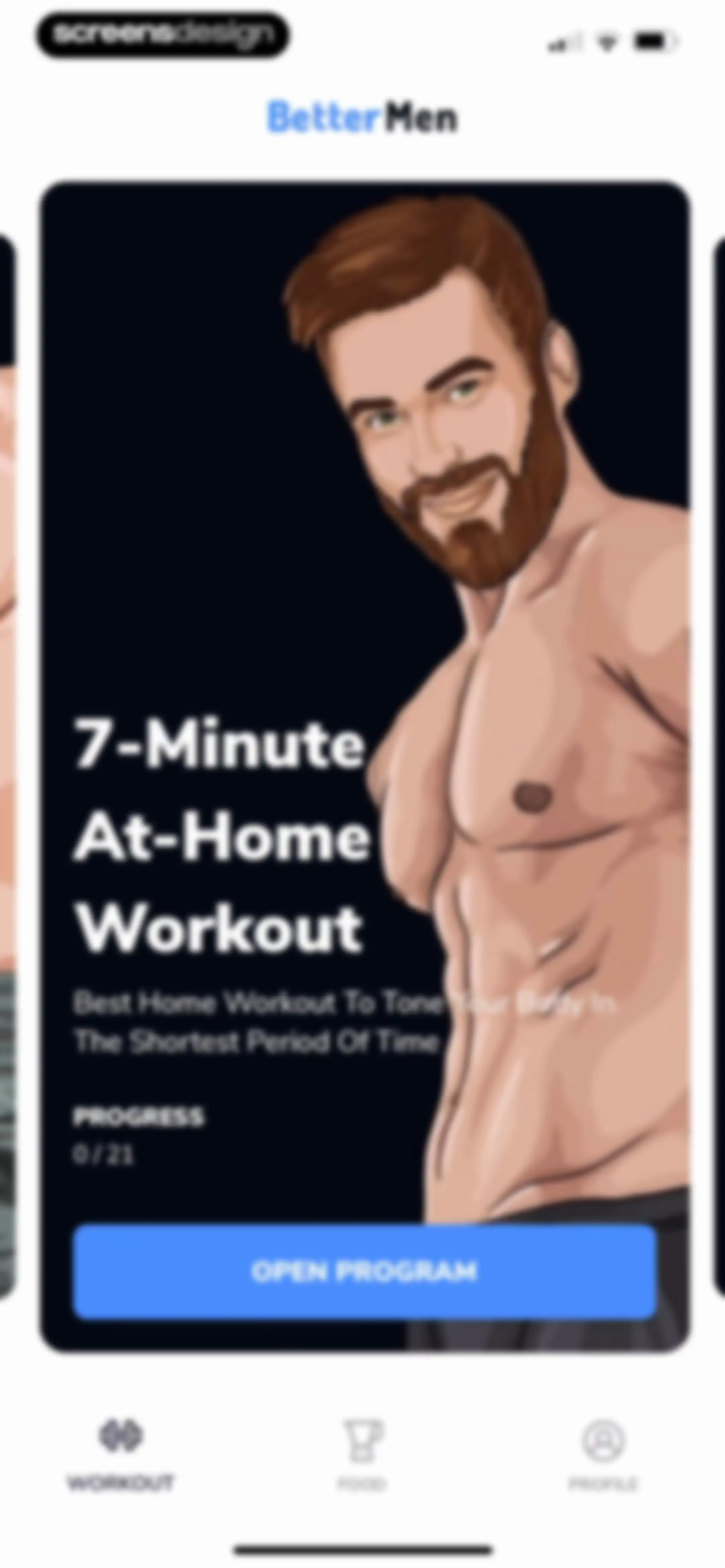 Workouts For Men: Gym & Home screen 37