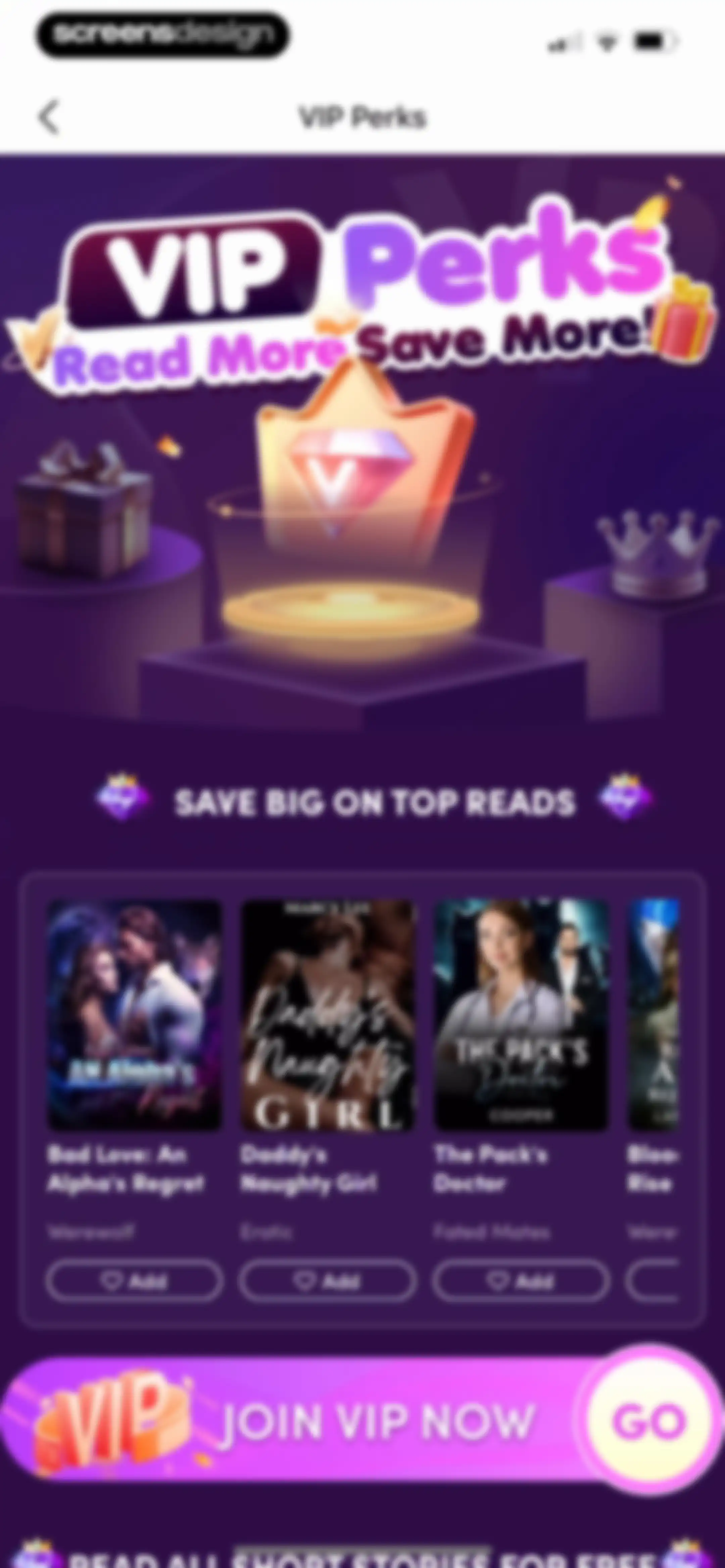 My Fiction: Stories & Novels screen 17